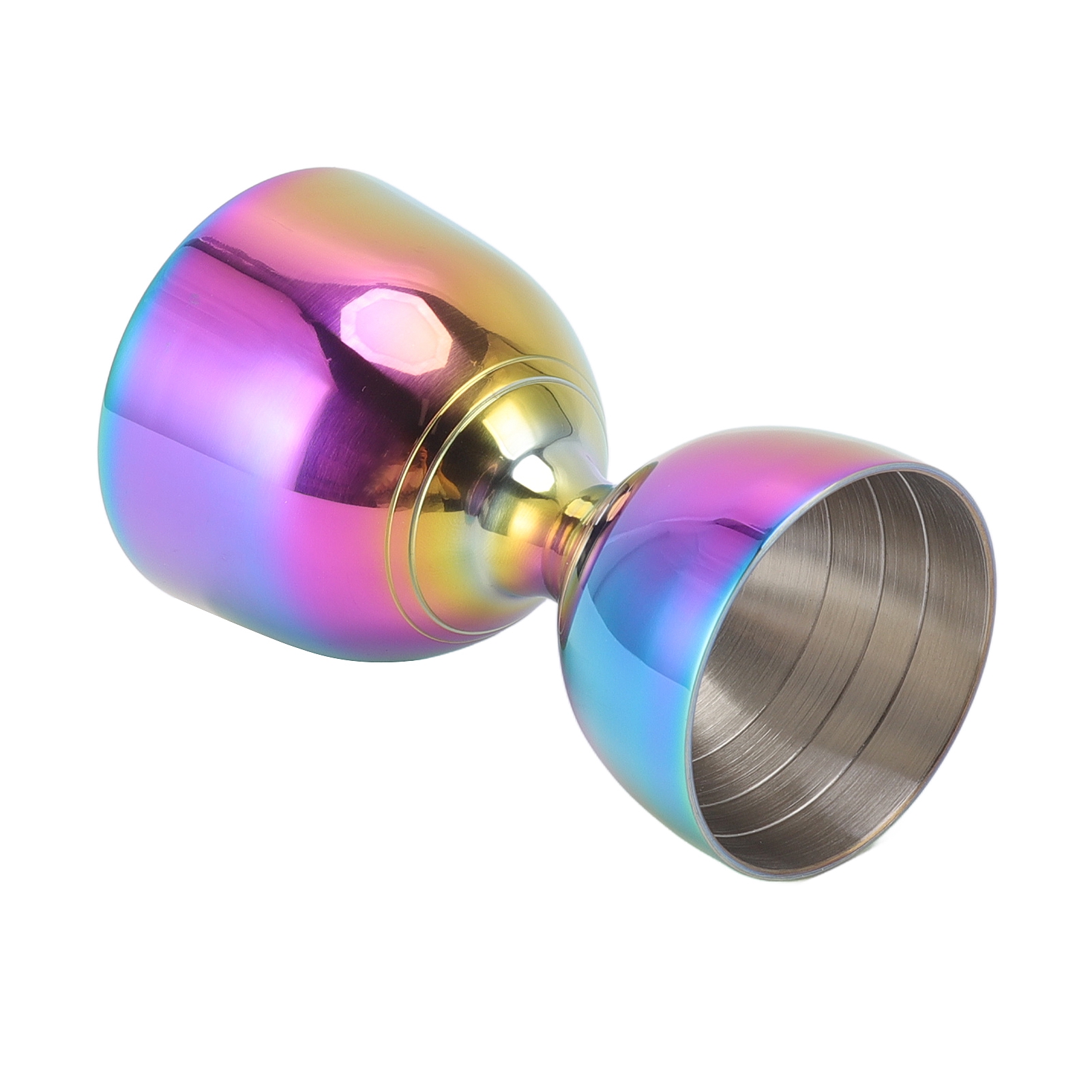 Alkoholset Aus Edelstahl, 30/60 Ml Mehrfarbiger Indischer Messbecher, Regenbogen-whisky-messglas