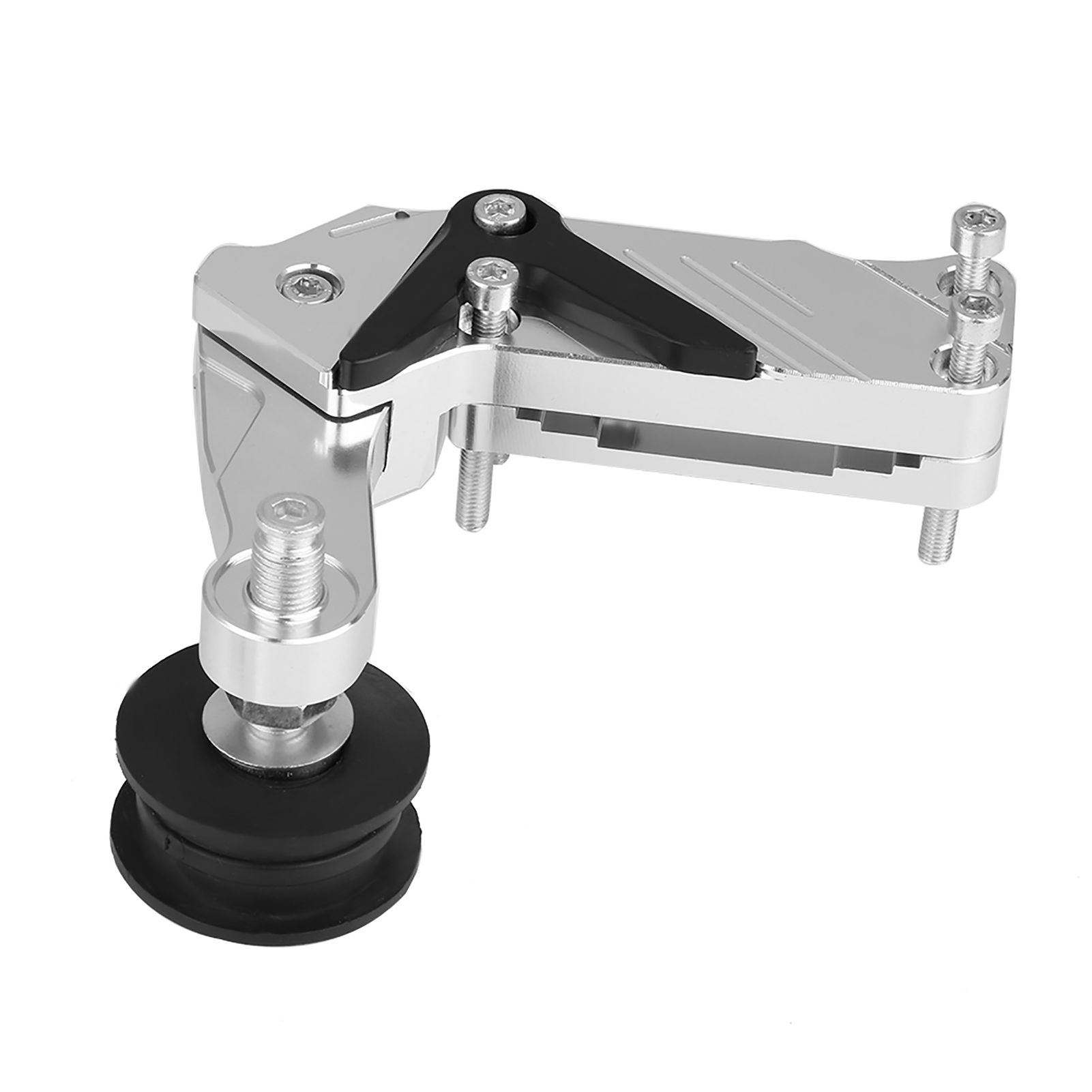 Motorrad-kettenspanner, Cnc-gefrästes Universalwerkzeug Aus Aluminiumlegierung (silber)