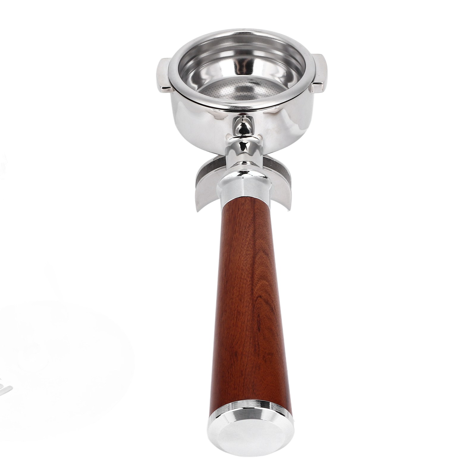 58-mm-filterhalter Für Espressomaschine, Griff Aus Rotem Rosenholz (doppelauslauf-filterhalter 1)