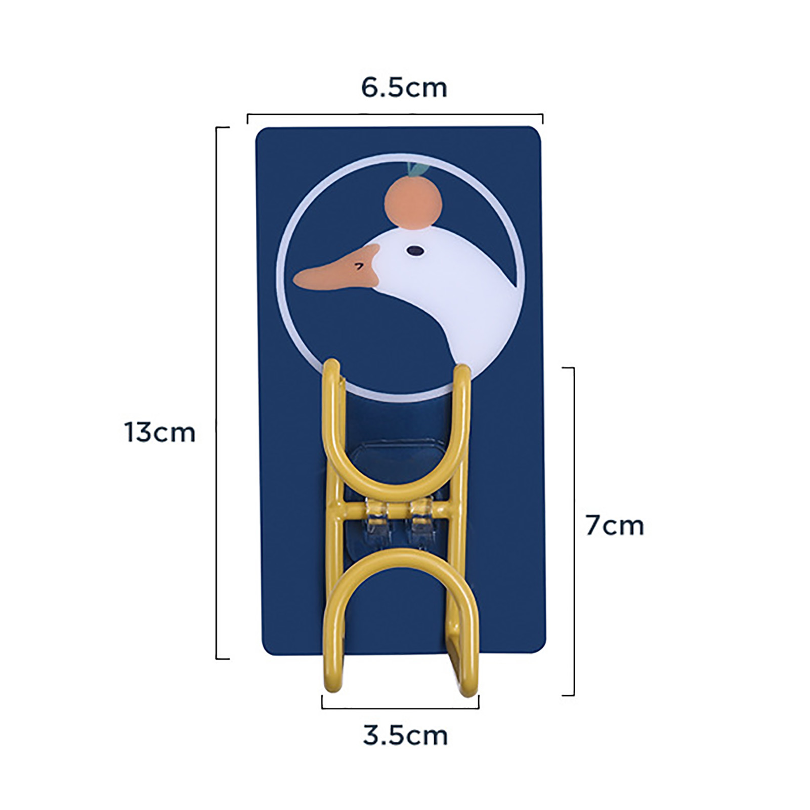 Niedliche Wandhaken, 360° Drehbarer Haken, Ordentliche Aufbewahrung, Starker Halt, Handtuchhalter Für Bad Und Küche, Ente.