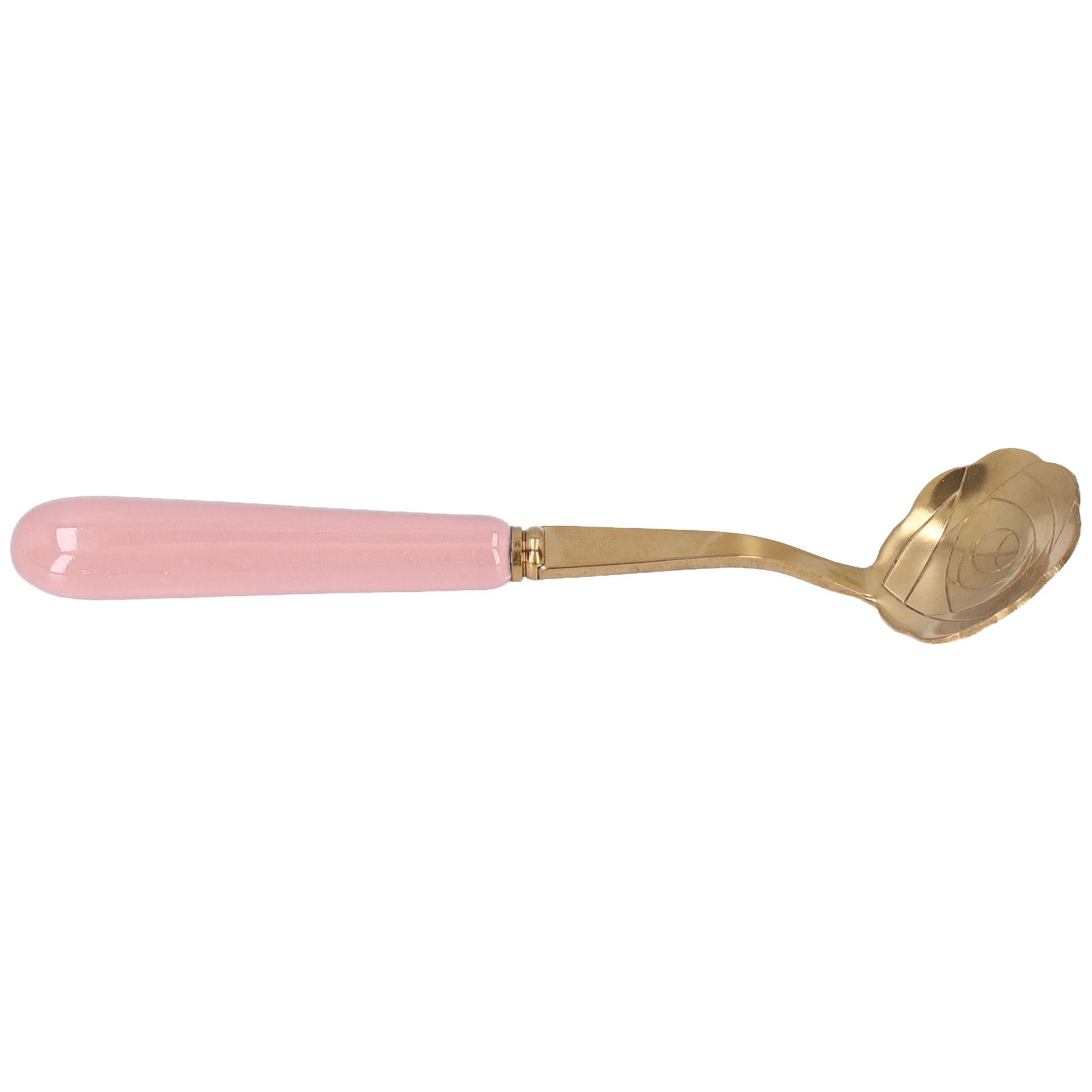 Teelöffel Aus Edelstahl Mit Floralem Muster, Designer-besteck Für Desserts, Eis Und Getränke, Rosa Griff, Hochzeitsgeschenk