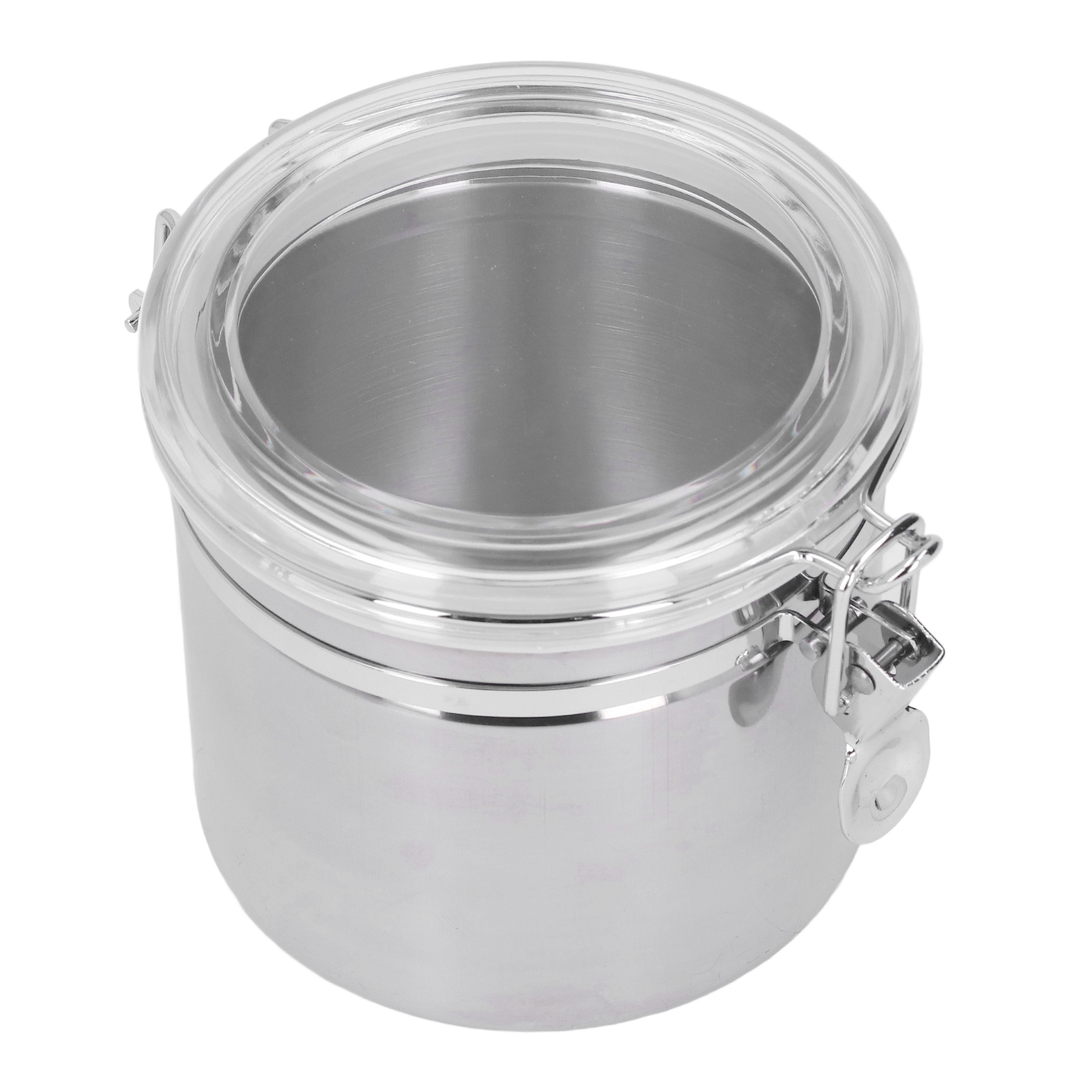Luftdichter Edelstahlbehälter Für Trockenlebensmittel, Trockenfrüchte, Milchpulver, Tee, Mittleres Fassungsvermögen 1300 Ml