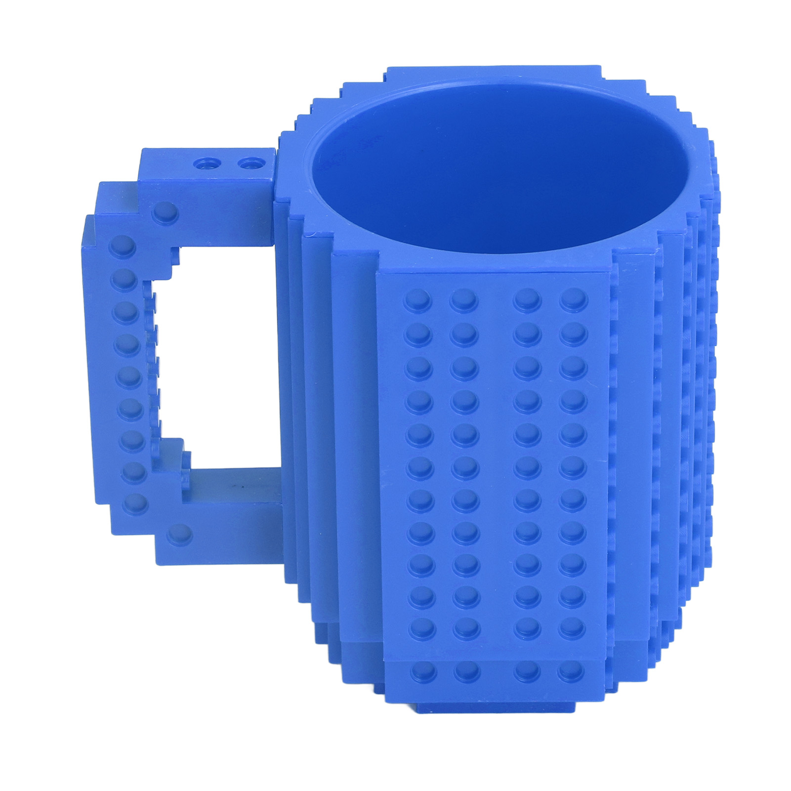 Selbstgebauter Becher Aus Bausteinen, Modularer Konstruktionsbecher, Kaffeebecher Aus Blauen Bausteinen (zufällige Blockfarben Und -modelle)