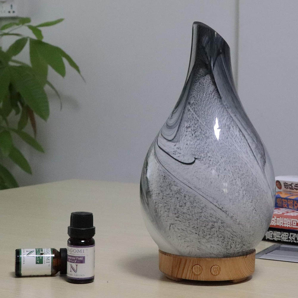100-ml-ultraschall-luftbefeuchter Mit Holzmaserung Für Ätherische Öle, Aromatherapie