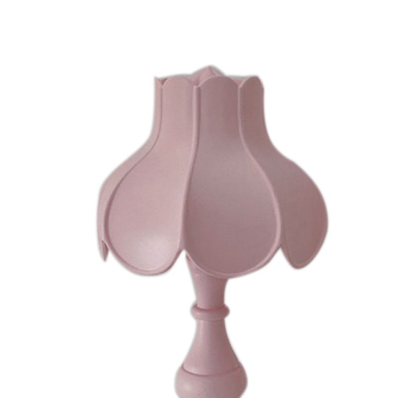Retro-nachttischlampe In Form Eines Rosa Lotusblatts, Elegante Und Romantische Mini-nachtlampe Fürs Schlafzimmer, Skandinavischer Stil, Kreatives Dekor Ld05