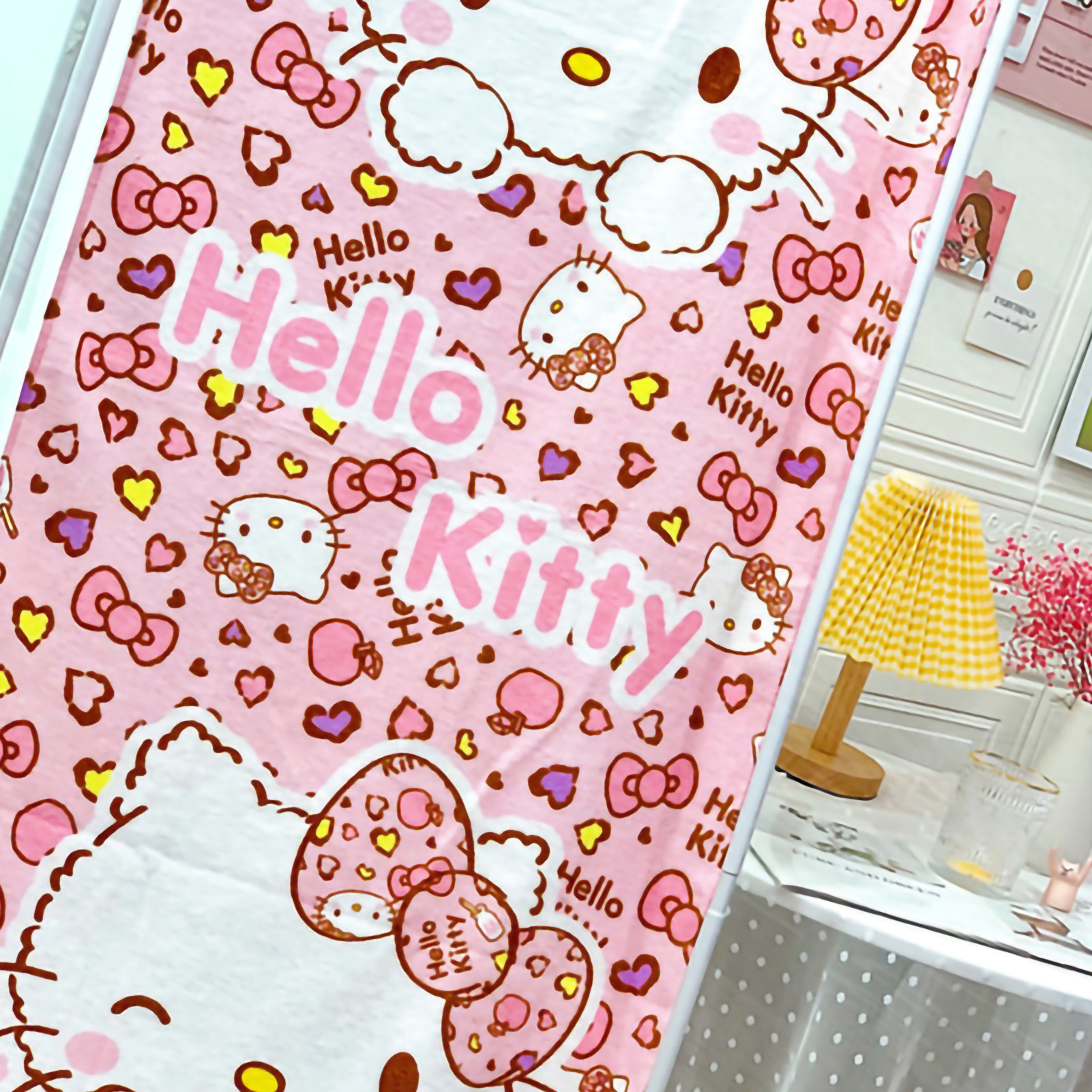 Super Saugfähiges, Reines Baumwoll-badetuch Mit Cartoon-motiv Für Kinder, Strandtuch, Leichte Decke Mit Leopardenmuster, 120 X 60 Cm