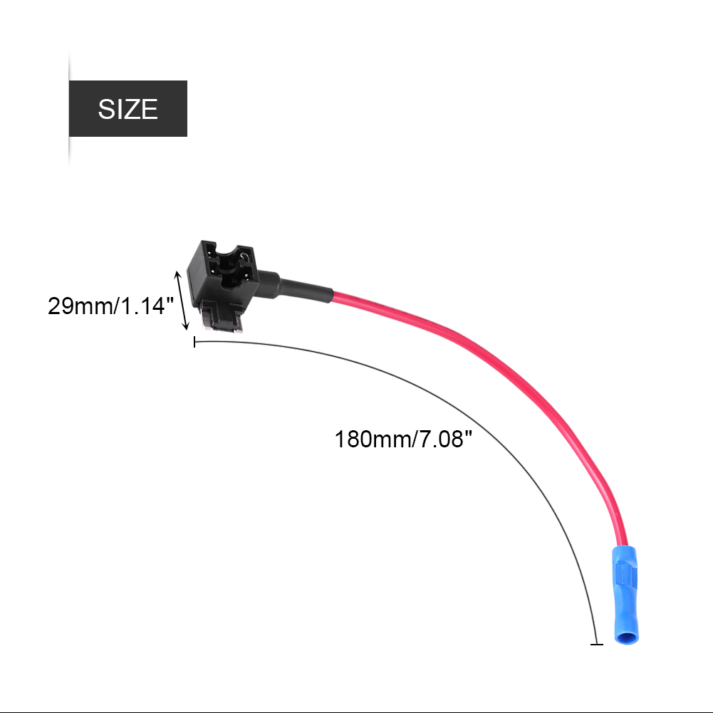 Mikro-mini-sicherungshalter-adapterstecker Für Kfz-stromkreise, 5 Stück, Einfach Und Sicher Zu Verwenden