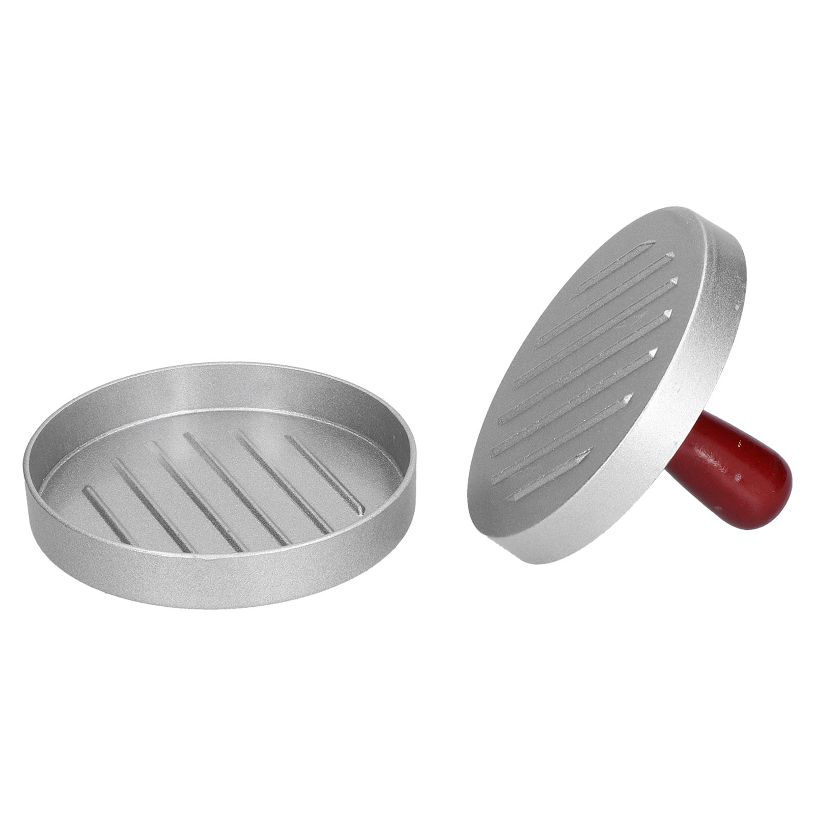 Aluminium-burger-patty, Hackfleischpresse, Reisform, Tofupresse, Set Mit Lackierten Teilen
