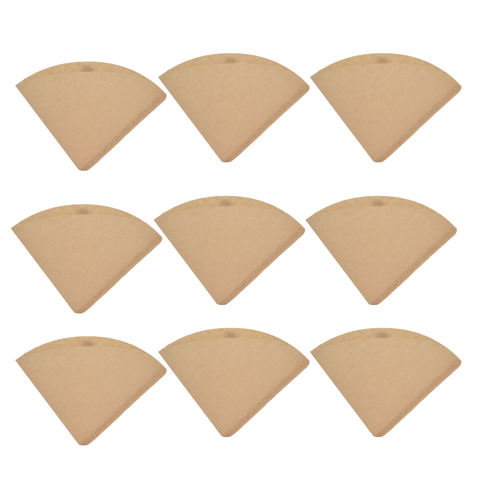 V60 Ungebleichter Kaffeefilter, 100 Stück Für 2-4 Tassen, Fächerförmiger Filter Für Amerikanische Filterkaffeemaschinen, Packung Mit 100 Rohen, Umweltfreundlichen Filtern.