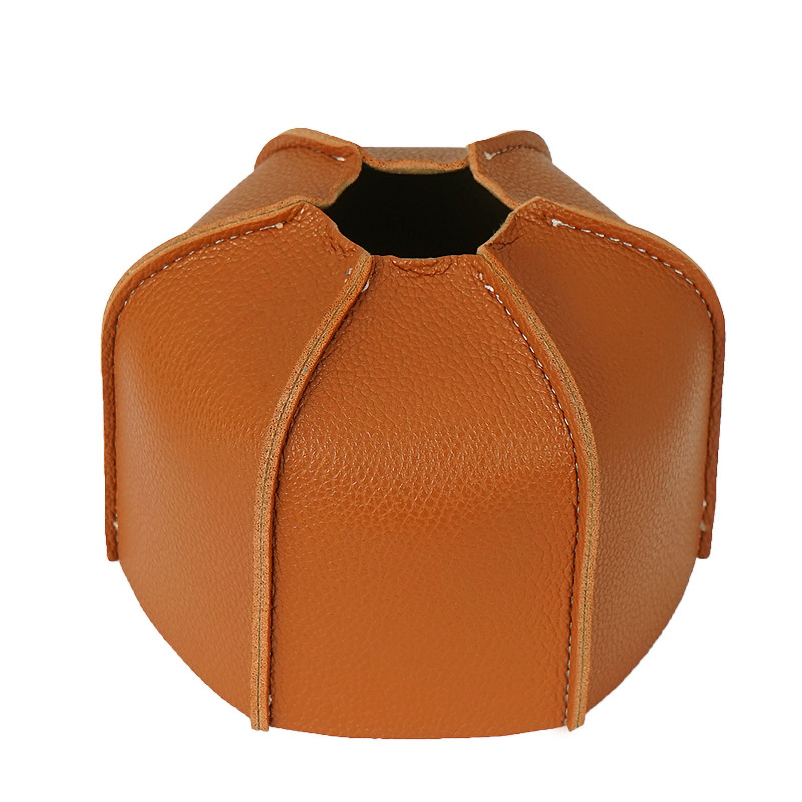 Flache Wasserflasche Aus Pu-leder, Schutzhülle Für Campinggaskartusche, Kochertasche, 230 G, 1,5 X 9 Cm