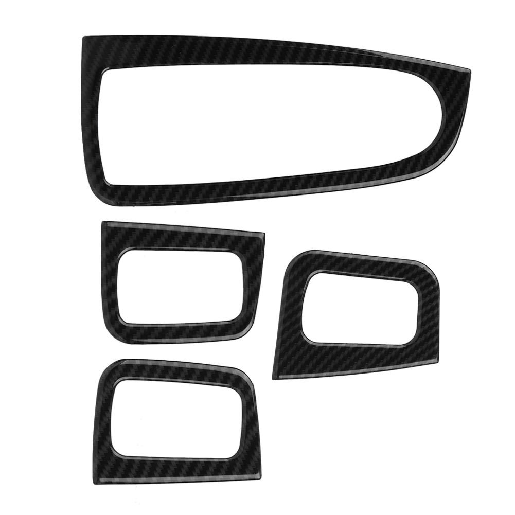 Stück Fensterheberschalter-abdeckungen Im Carbon-look Für Mercedes C-klasse W205