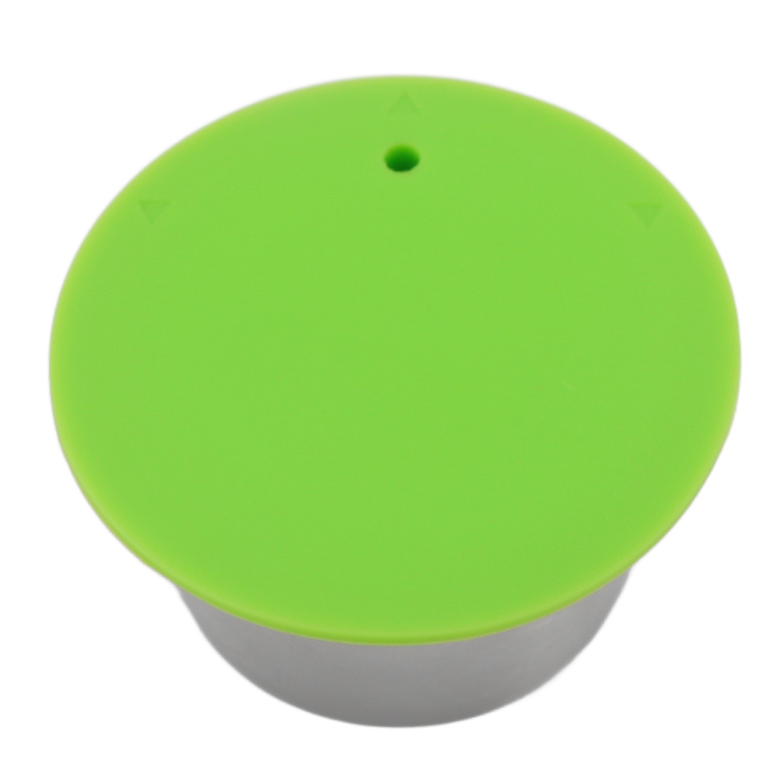 Set Mit 6 Wiederverwendbaren Edelstahlfiltern Für Nespresso Dolce Gusto Kapseln, Grün