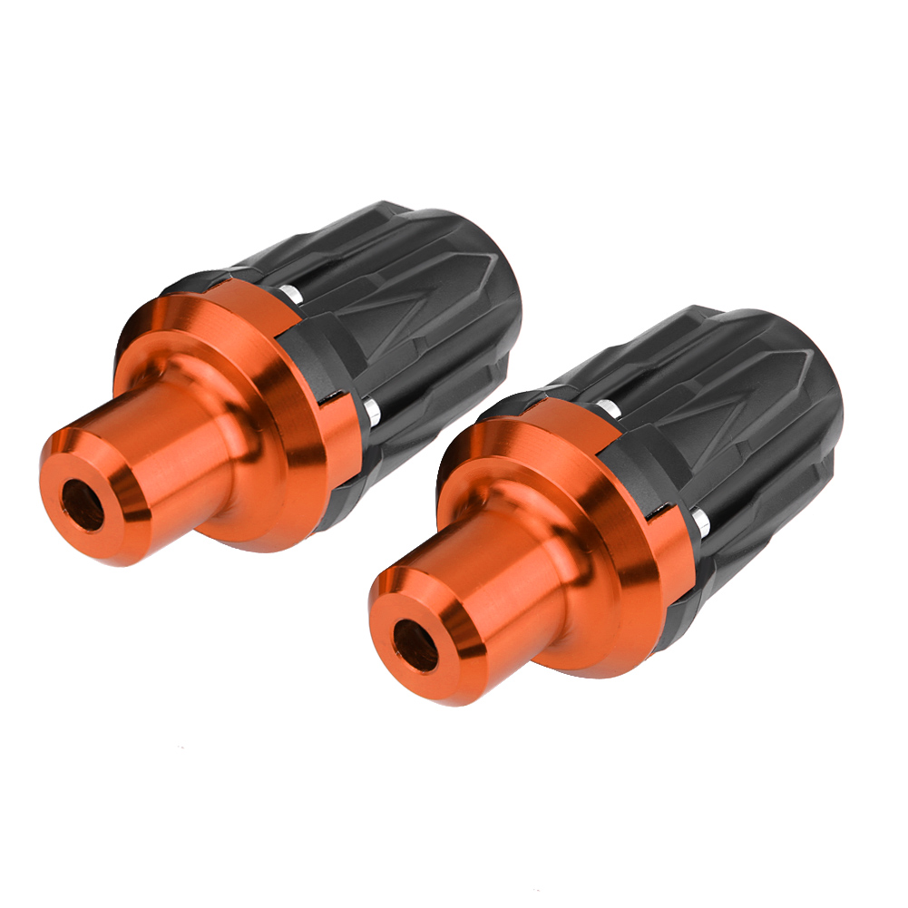 Paar 10-mm-motorradrahmenschützer, Orangefarbene Sturzpads, Motorrad-sturzschutz