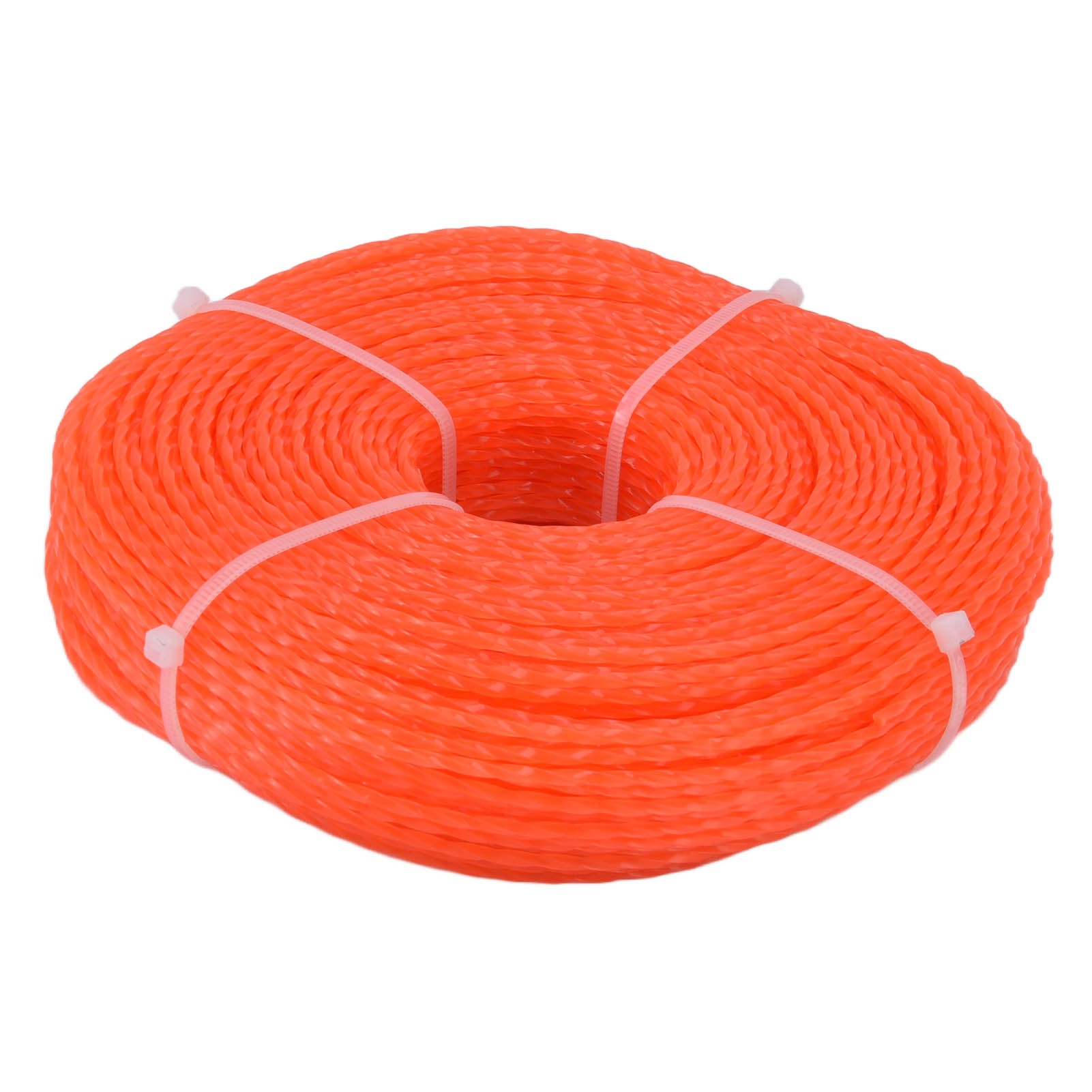 2,4 Mm 120 M Starke Orangefarbene Gedrehte Schneidfaden Für Husqvarna, Ryobi, Stihl Freischneider – Spule Aus Strapazierfähigem Nylonfaden (modell 2,4 Mm X 120 M)