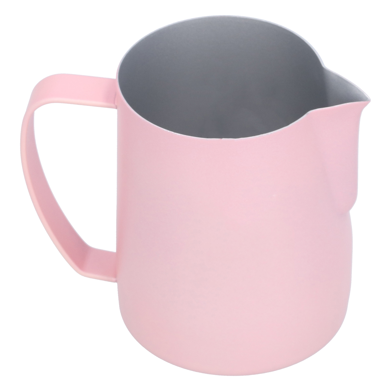 Milchaufschäumbecher Aus Edelstahl 304, Dickflüssiger Kaffee, Latte-krug, 600 Ml, Rosa
