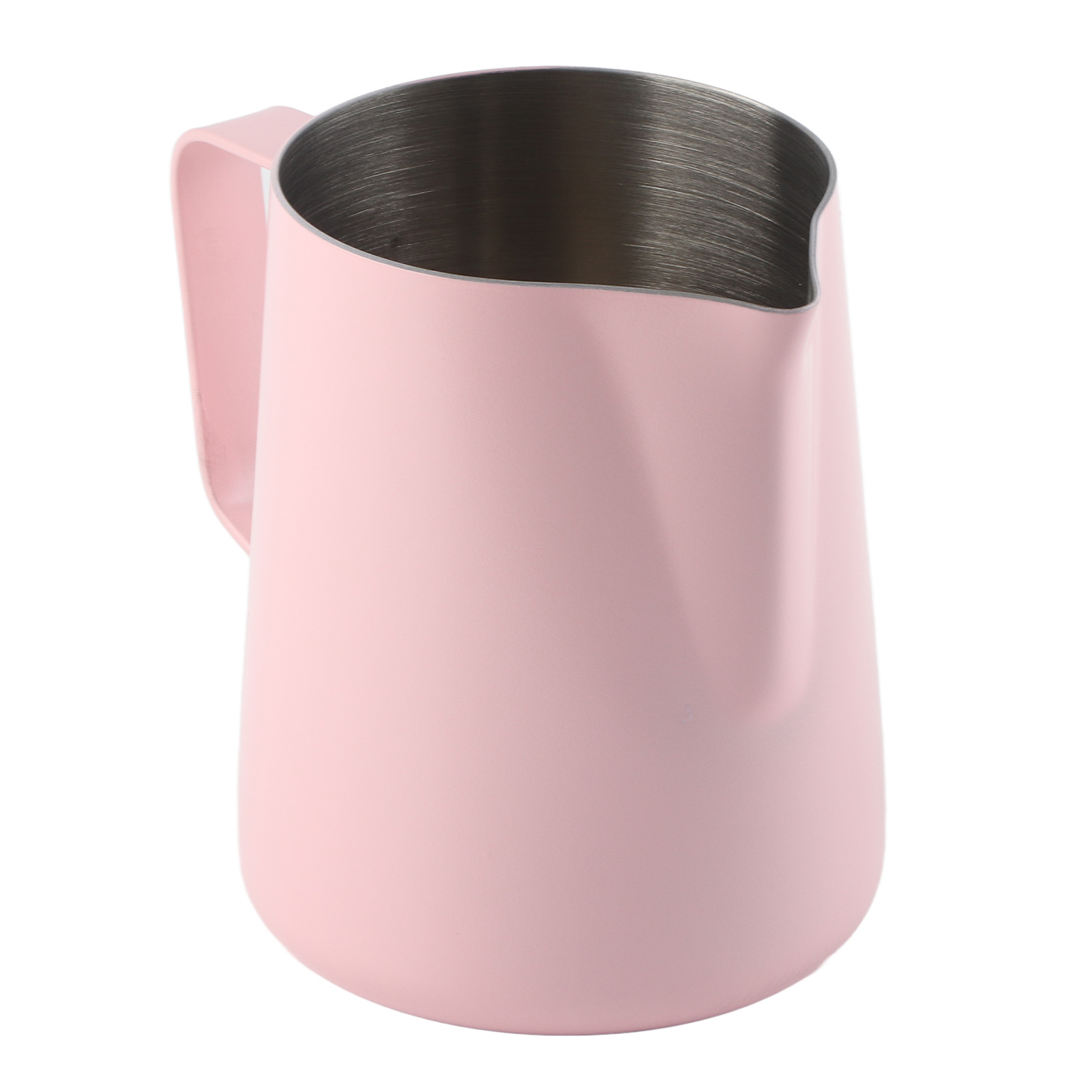 Kaffeekännchen Aus Edelstahl Für Den Haushalt, Ideal Für Latte Art, 600 Ml, Rosa
