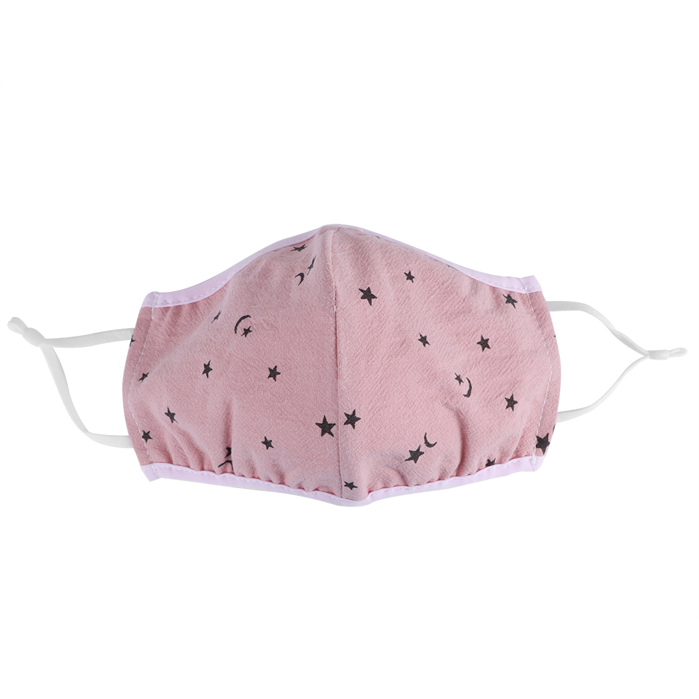 4er-packung Unisex-mundschutz Für Erwachsene, Atmungsaktiv, Staubdicht, Waschbar, Dunkelrosa