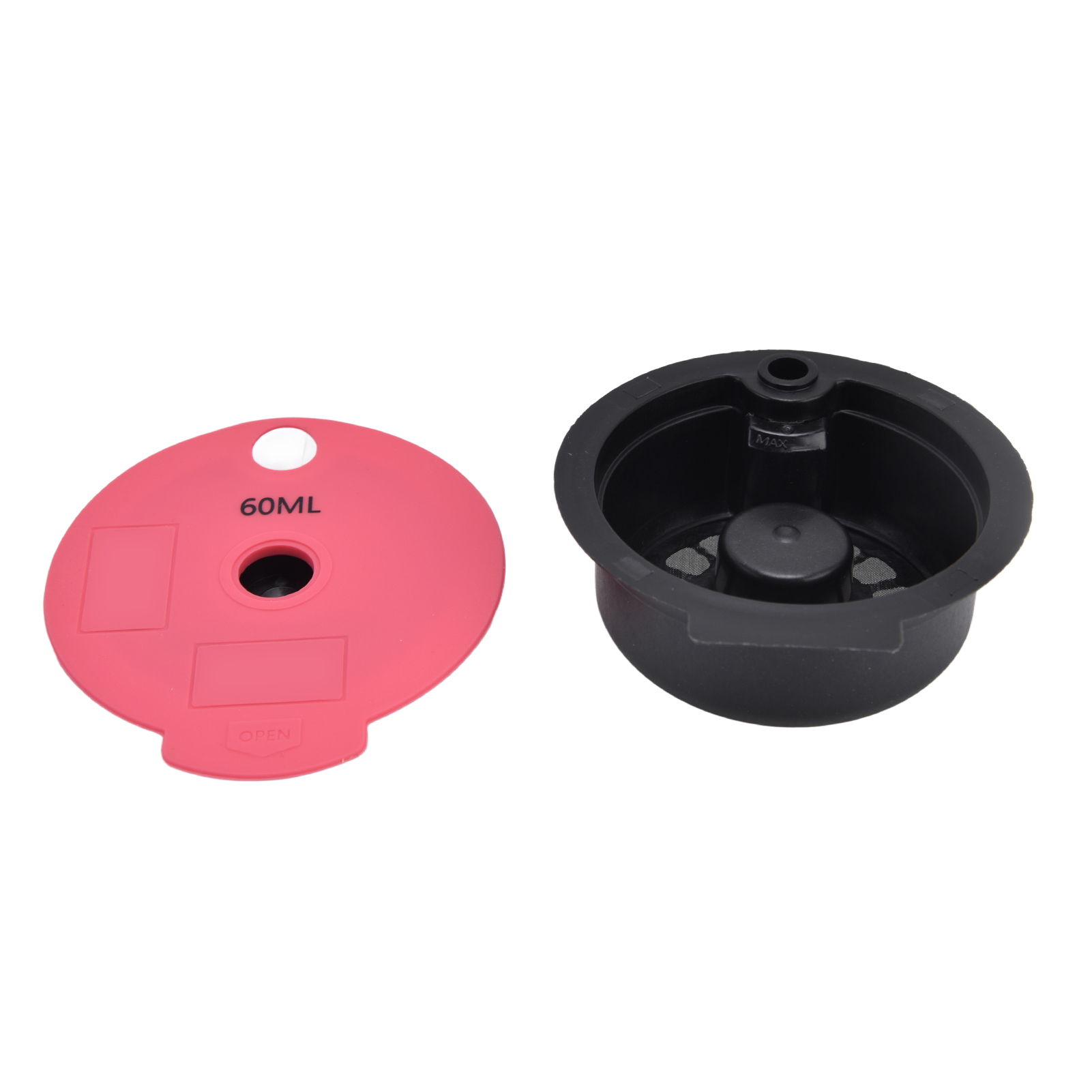 Wiederverwendbarer Kaffeefilter, Kompatibel Mit Den Kaffeekapseln Ctpm1, Ctpm07 Und Ctpm05uc, Rosa, 60 Ml