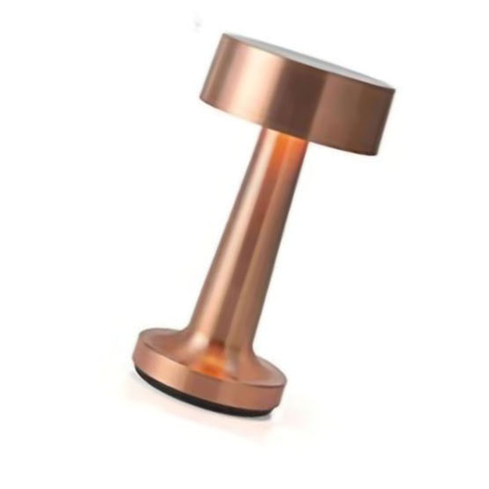 Vintage-led-stableuchte Mit Akku, Metallgestell, Kabellos, Per Berührung Dimmbar, Für Restaurant, Café Oder Nachttisch, Roségold, Modell C
