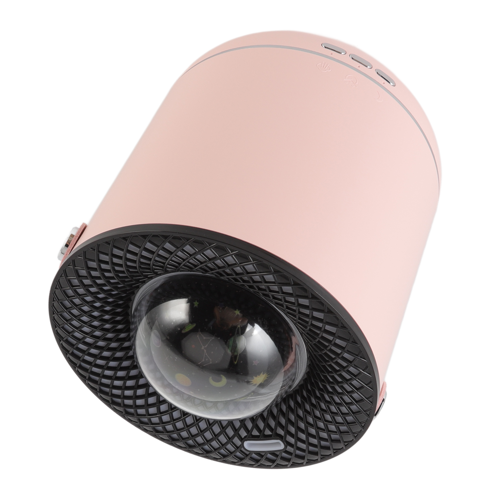450-ml-ultraschall-diffusor Für Ätherische Öle, 360° Drehbare Projektorlampe, Stimmungs-sprühgerät Mit Nachtlicht Für Zuhause Und Büro, Rosa
