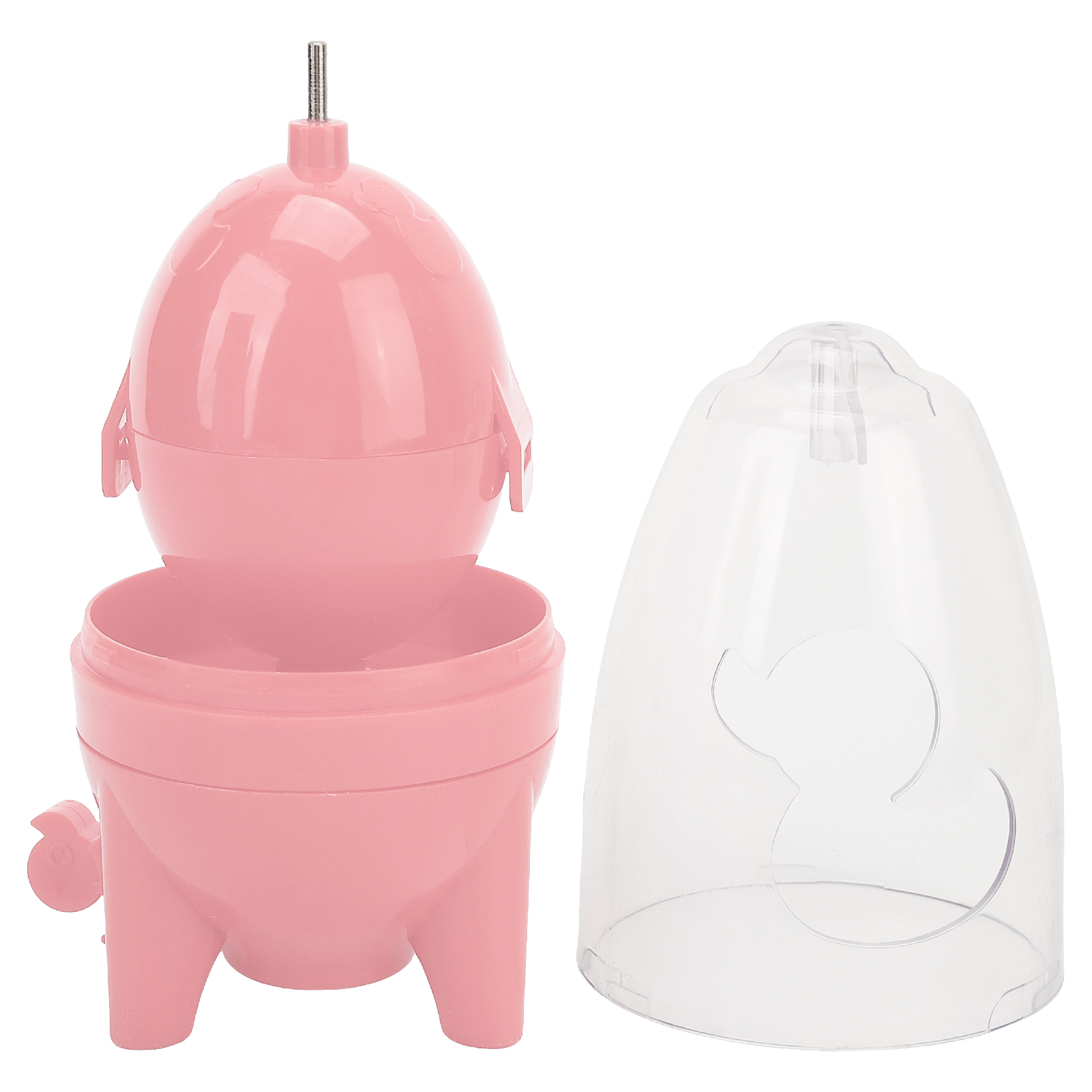 Handmixer Mit Goldenem Wirbelmuster In Rosa