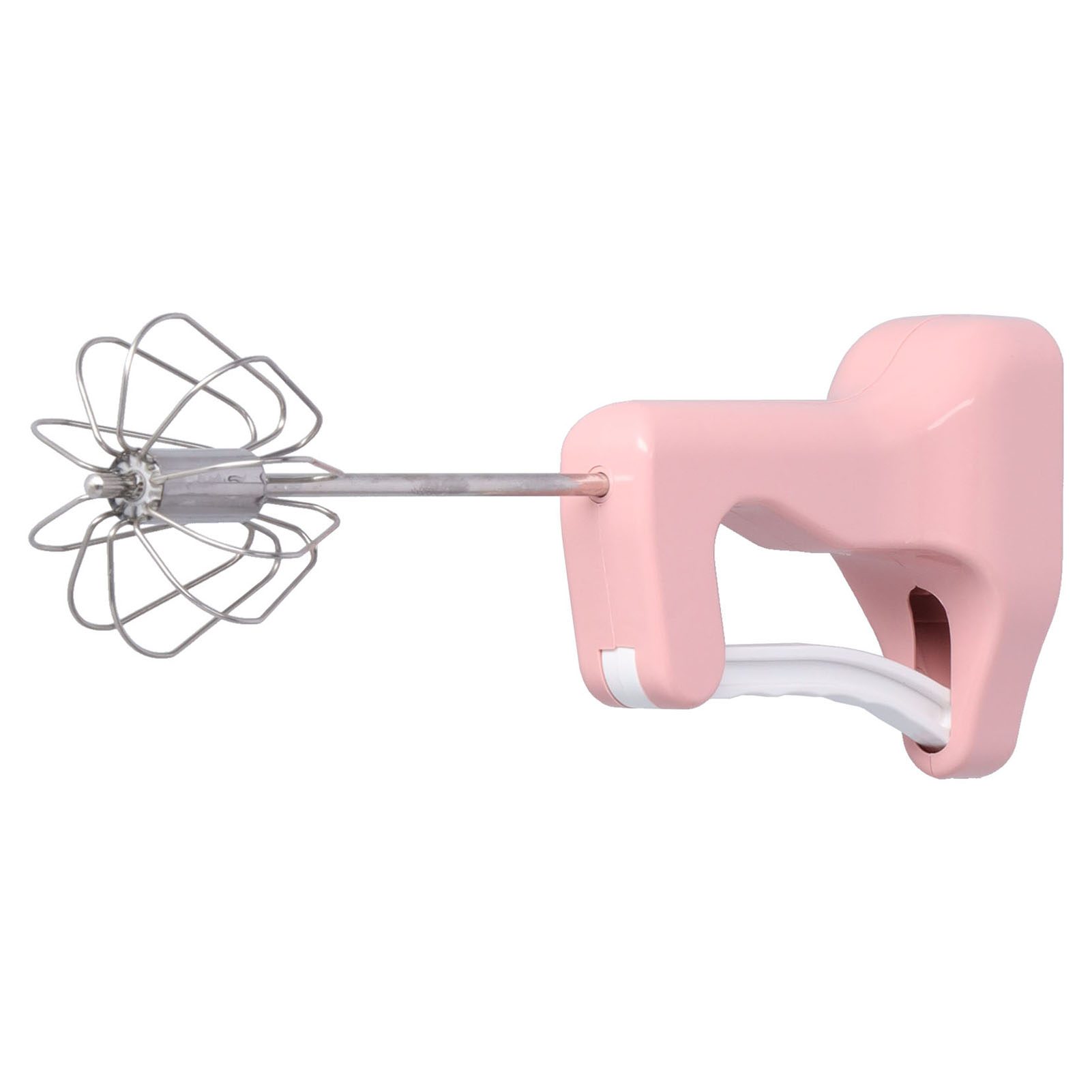 Rosa Halbautomatischer Schneebesen, Kompakter Handschneebesen Für Mehl Und Sahne, Gebäckwerkzeug Für Die Küche.