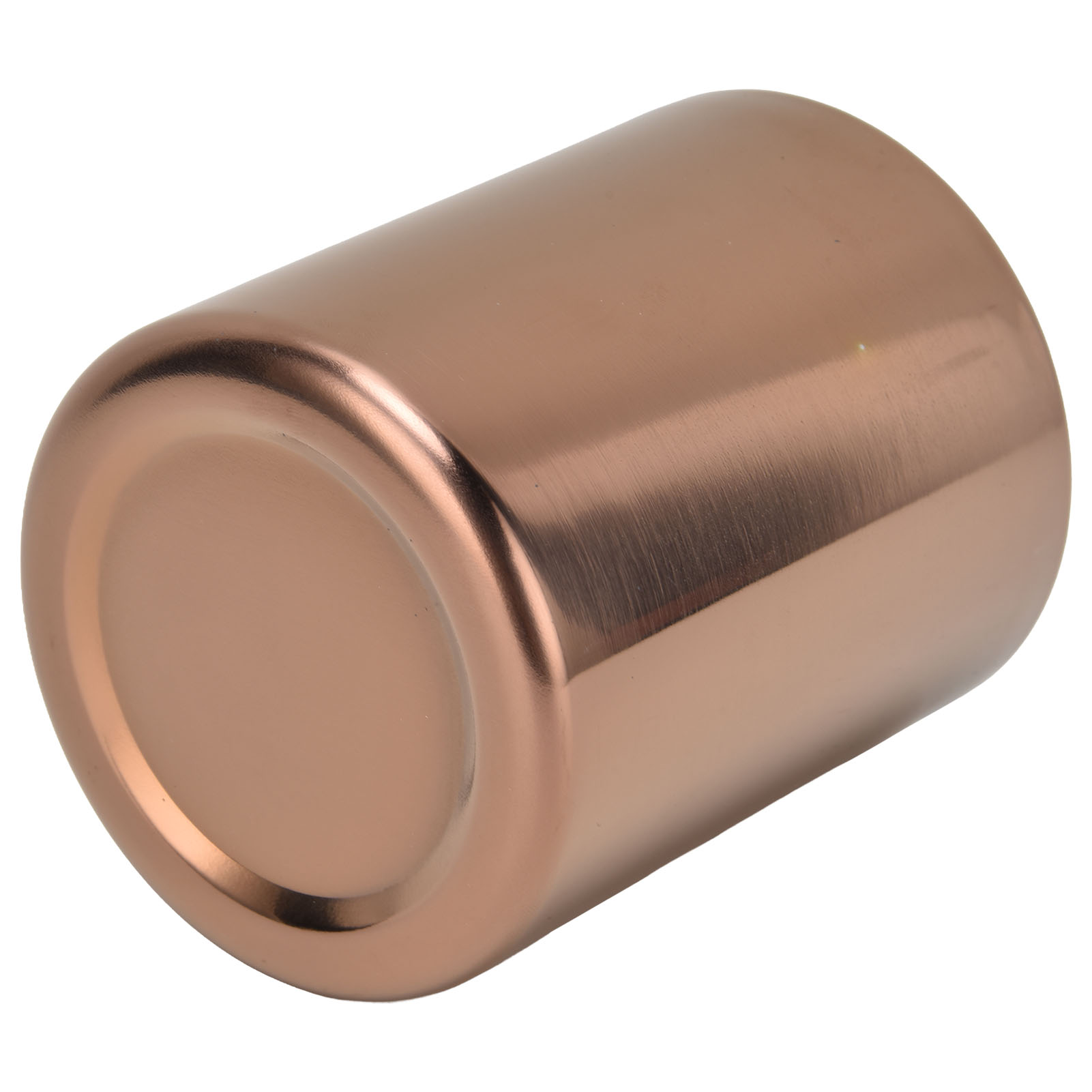 Kerzenhalter/schale Aus Roségoldenem Edelstahl, 400 Ml, Vase, Dekorative Metallschale Für Schmuckstücke Fürs Büro