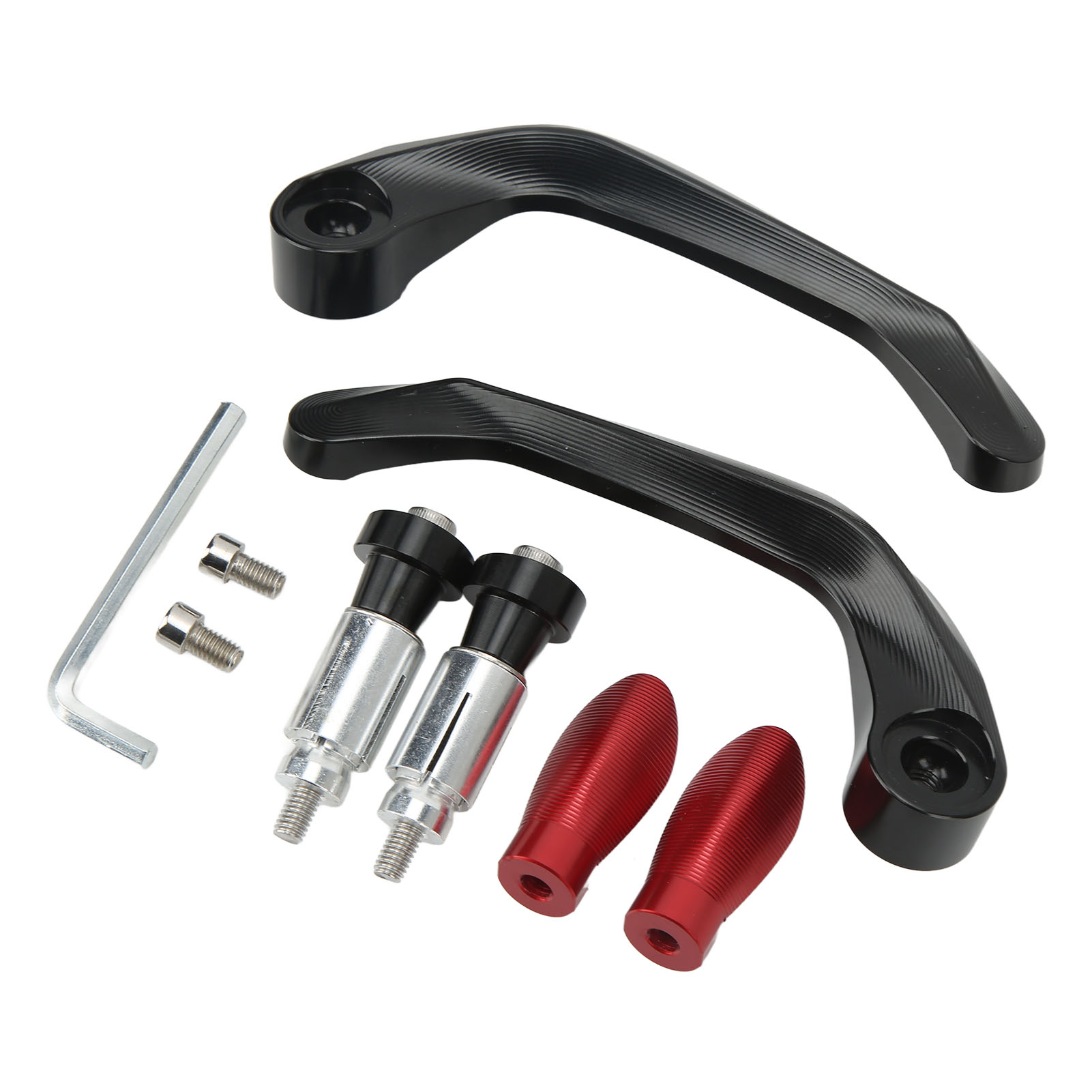 Protection D'Embrayage Et De Frein De Moto, Anodisée, Résistante Aux Chocs, Universelle Pour Guidon De 22 Mm, Rouge