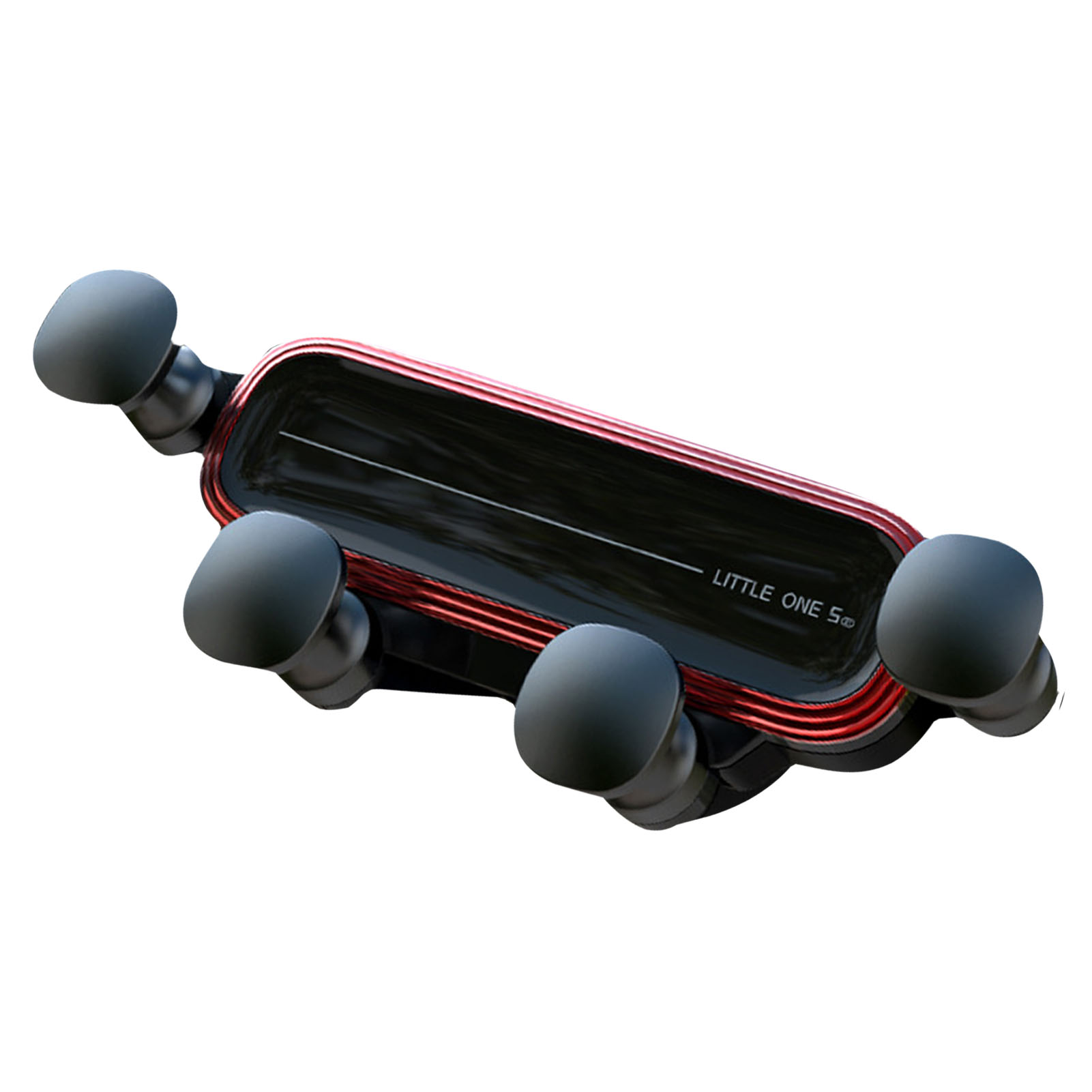 Support De Téléphone De Voiture Gravity Amélioré Avec Verrouillage Automatique, Mini Support Mains Libres Pour Grille D'Aération, Compatible Avec Les Téléphones De 4,7 À 6,9 Pouces (rouge).