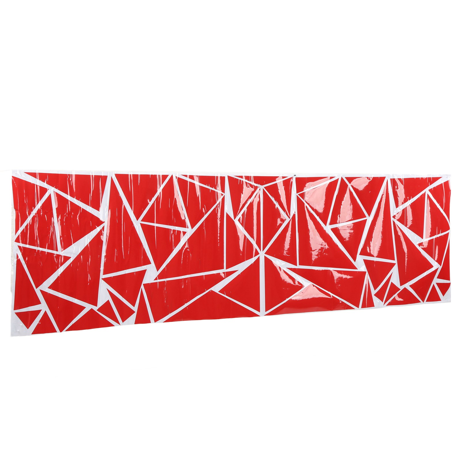 Autocollants Décoratifs Triangulaires Universels Pour Voiture, 200 X 60 Cm, À Faire Soi-même, Pour Suv Et Camions, Rouge.