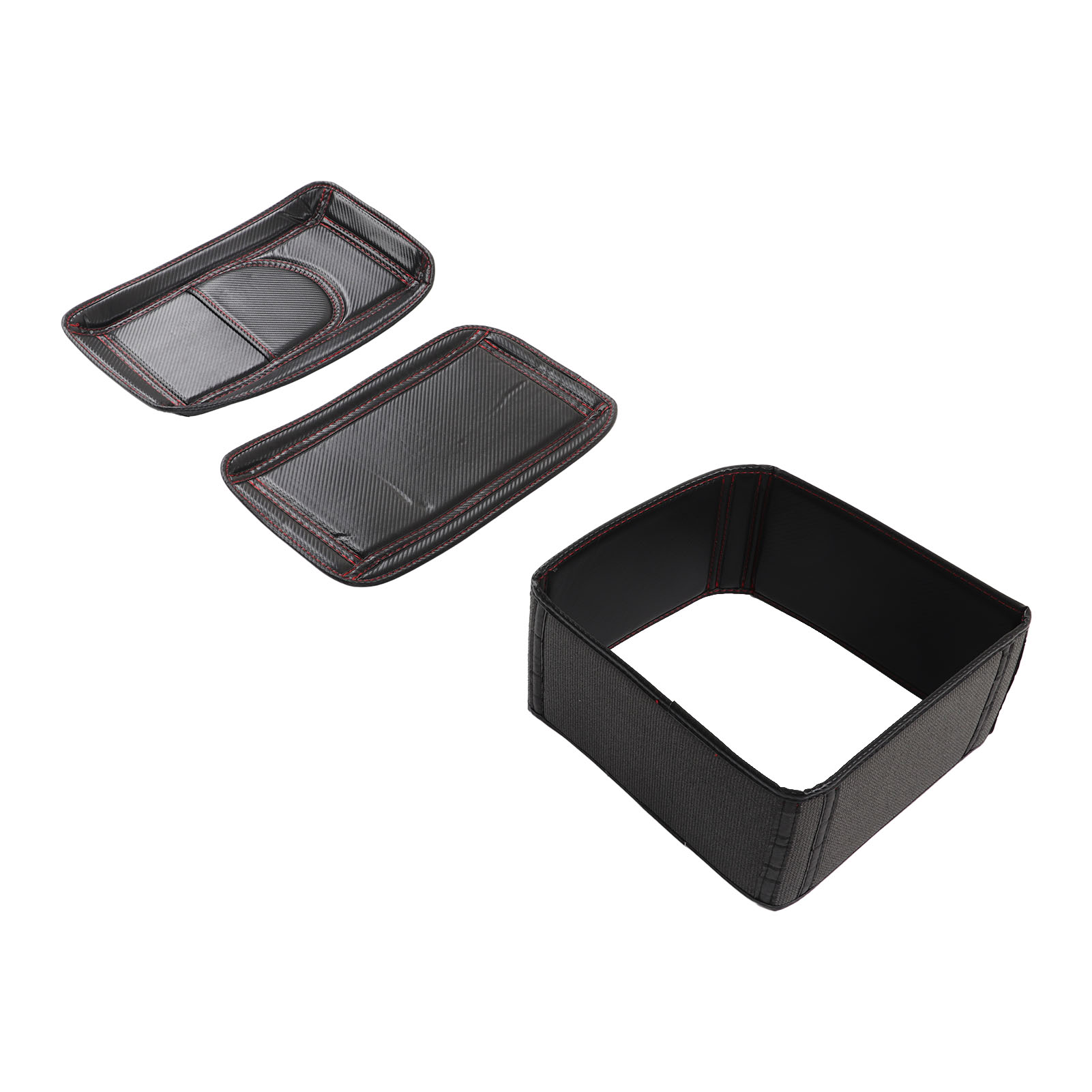 Lot De 9 Tapis De Rangement Intérieurs De Rechange Pour Top Case De Moto R1200gs R1250gs Lc Adv (rouge)