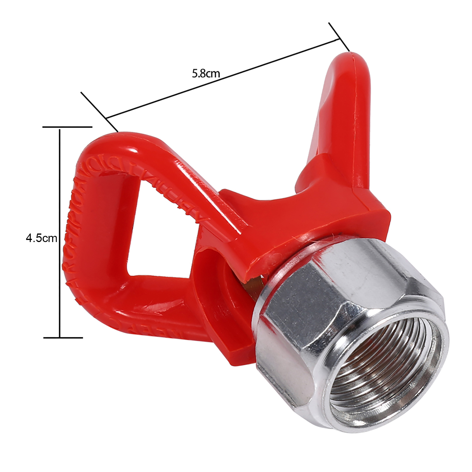 Airless-farbspritzpistolen-düsenschutz, Düsensitz-ersatzteil, Universalwerkzeug, Rot, Neu