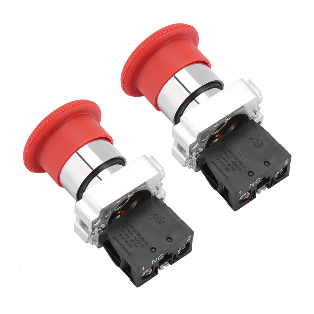 Stück Rote Not-aus-schalterknöpfe 22 Mm Xb5