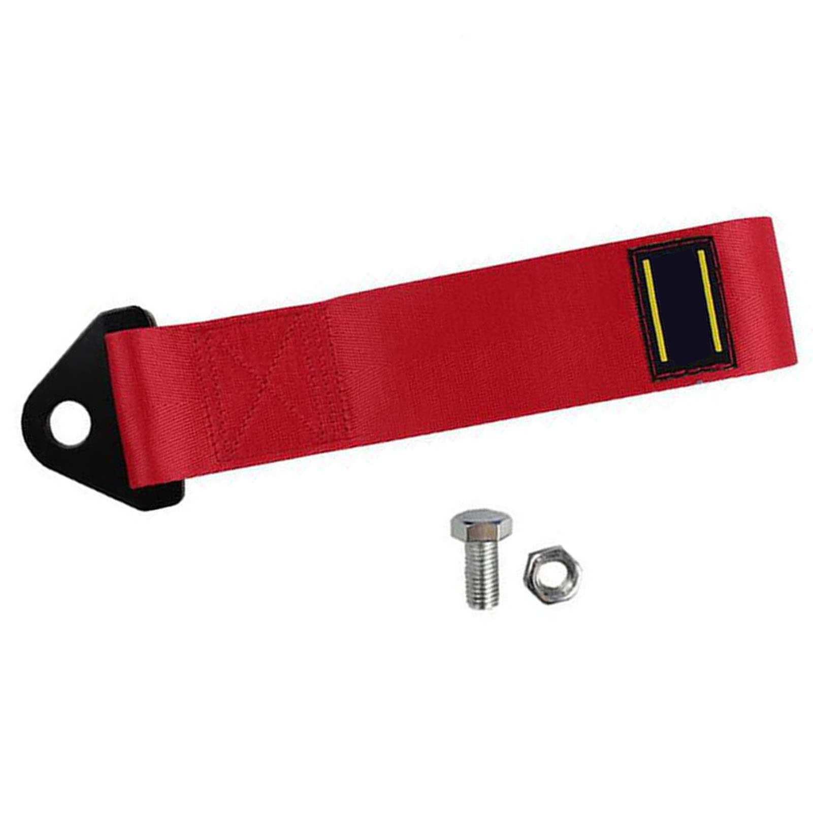 Corde De Remorquage Universelle En Nylon Haute Résistance, Capacité De Charge 2000 Kg, Ceinture De Pare-chocs Rouge Pour Voiture