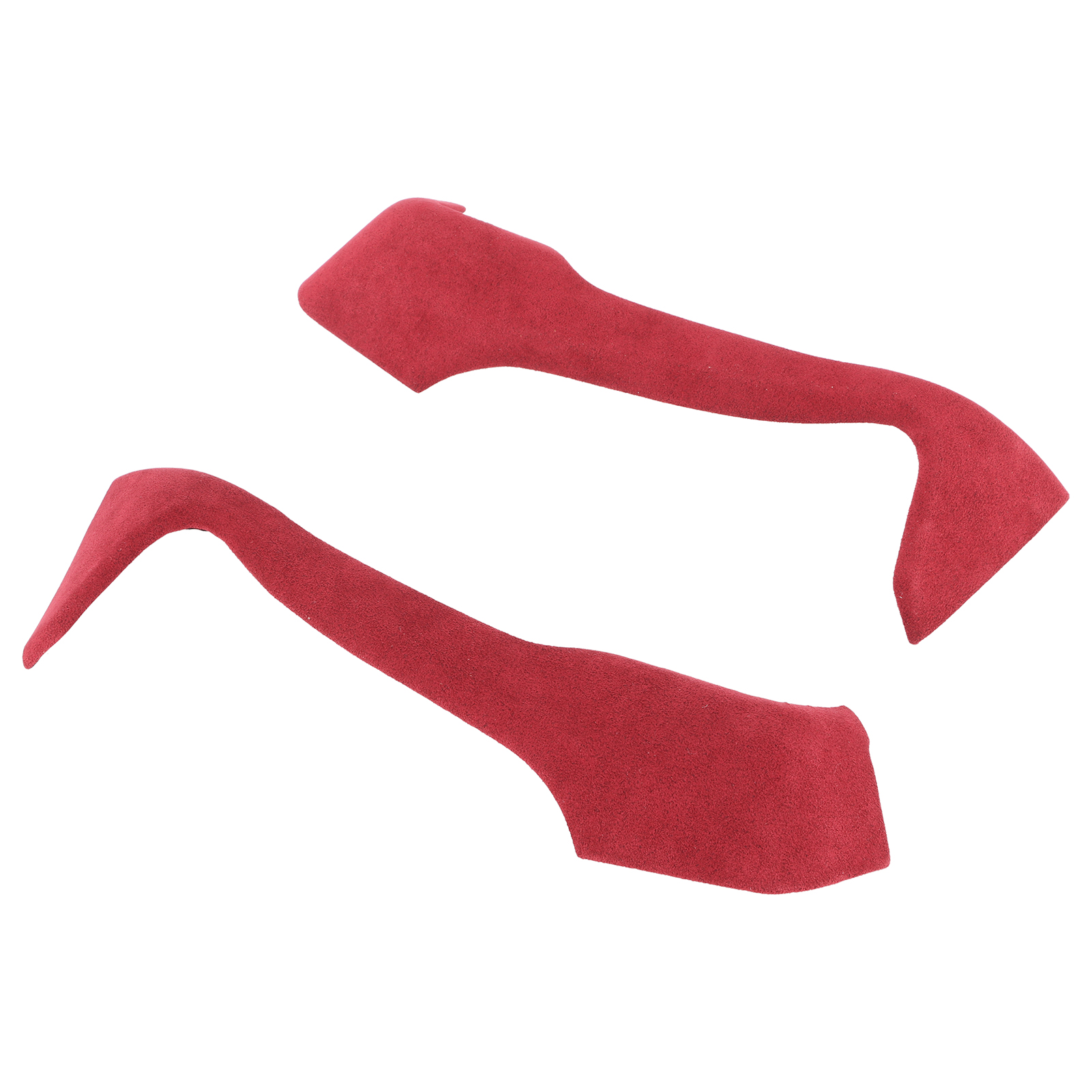 Türverkleidungs-armlehnenbezug Aus Vollwildleder, Griffleiste, Passend Für Subaru Brz 2013–2020, Leuchtend Rot