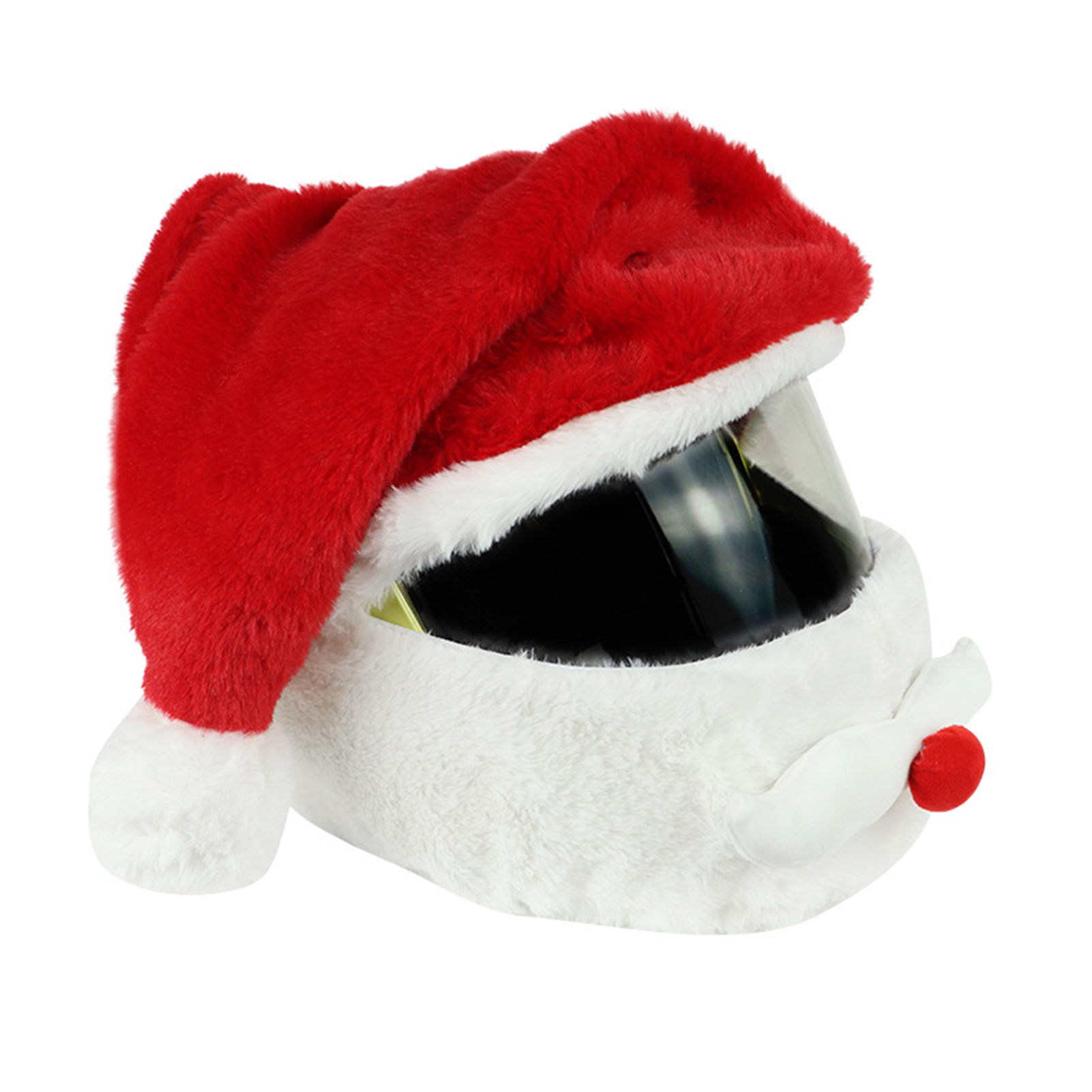 Housse De Casque De Moto Style Dessin Animé, Coupe-vent, Douce, En Coton Pp Élastique, Rouge. Housse De Casque Mignonne Pour La Conduite En Extérieur.