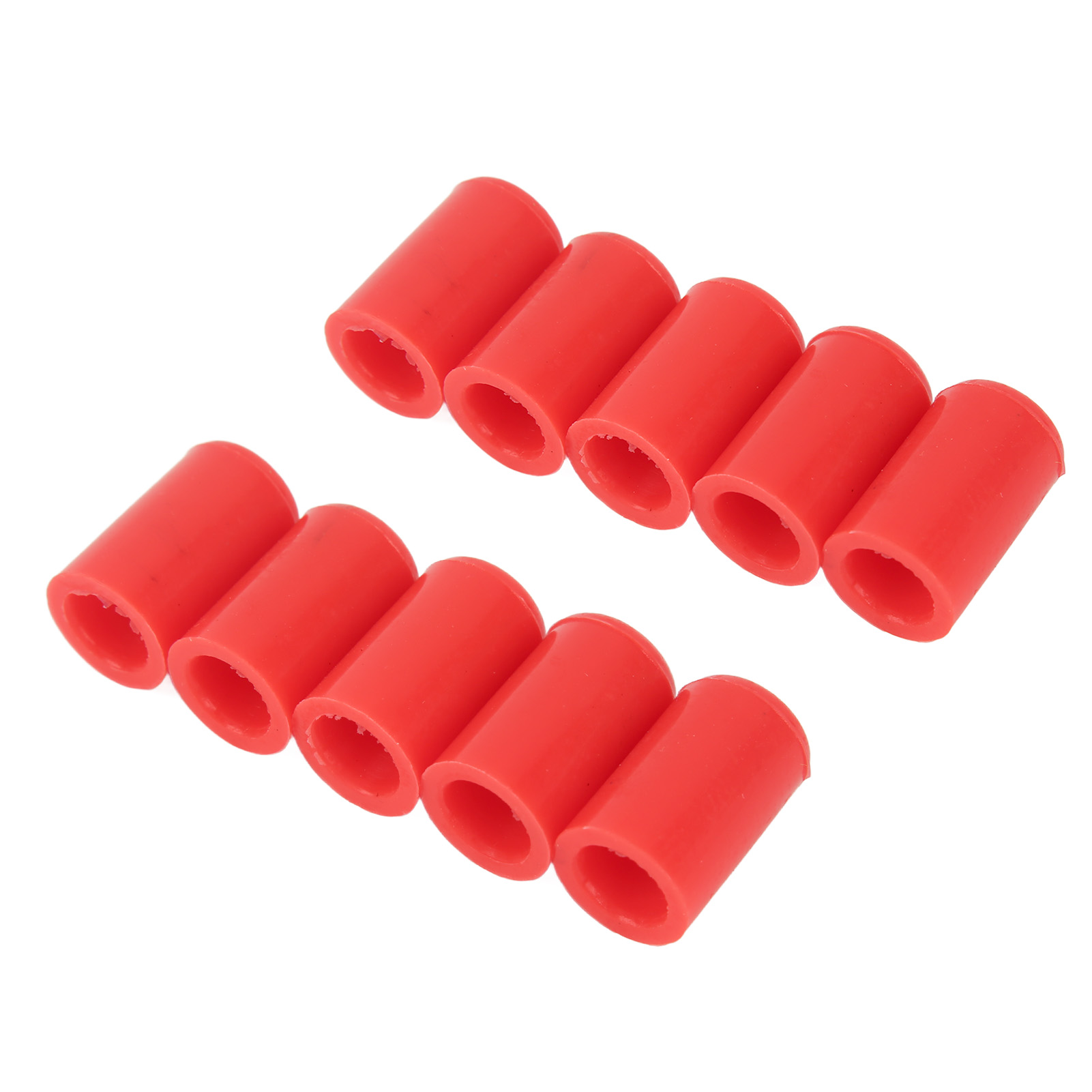 Lot De 10 Bouchons En Silicone Rouges Pour Tuyaux D'Admission D'Air Automobile De 12 Mm.