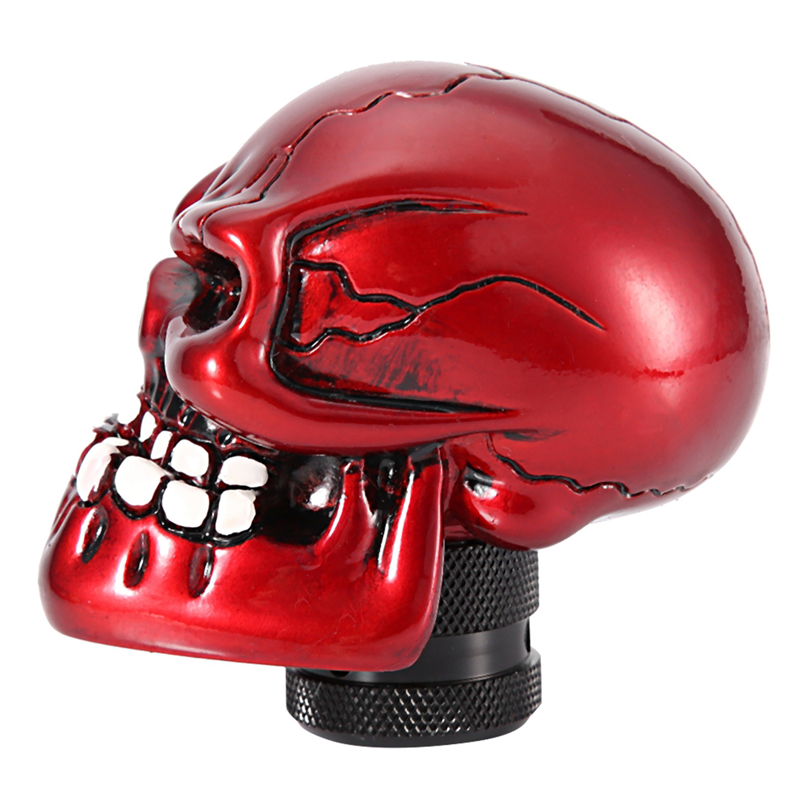 Universeller Roter Schaltknauf In Form Eines Totenkopfes, Individueller Schalthebel Für Autos