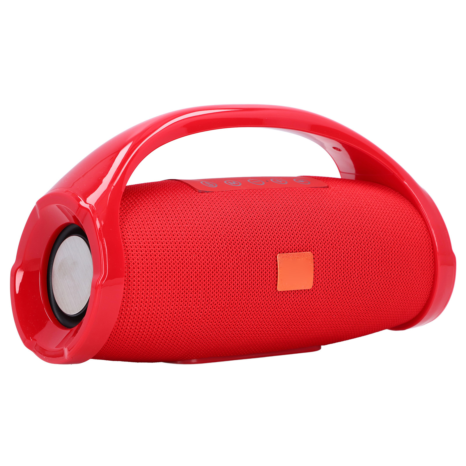Bluetooth-led-lautsprecher, Led-taschenlampe Mit Lautsprecher, Tragbares Fm-radio, Micro-sd-kartenleser, Originelles Geburtstagsgeschenk, Eingebauter Akku (rot)
