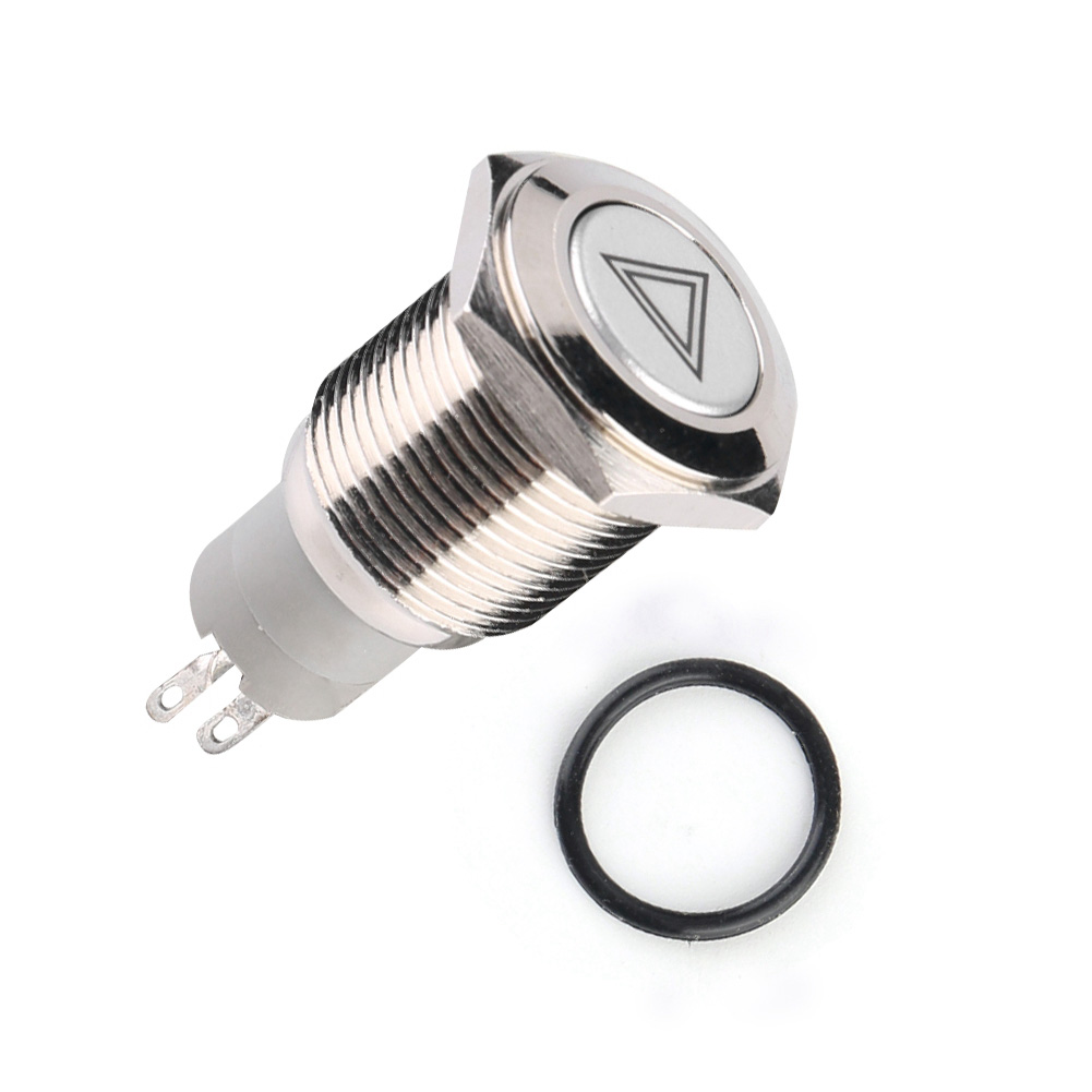 Universeller 16-mm-led-druckknopf (rot) Für Autos, Ein-/ausschalter, Warnblinker