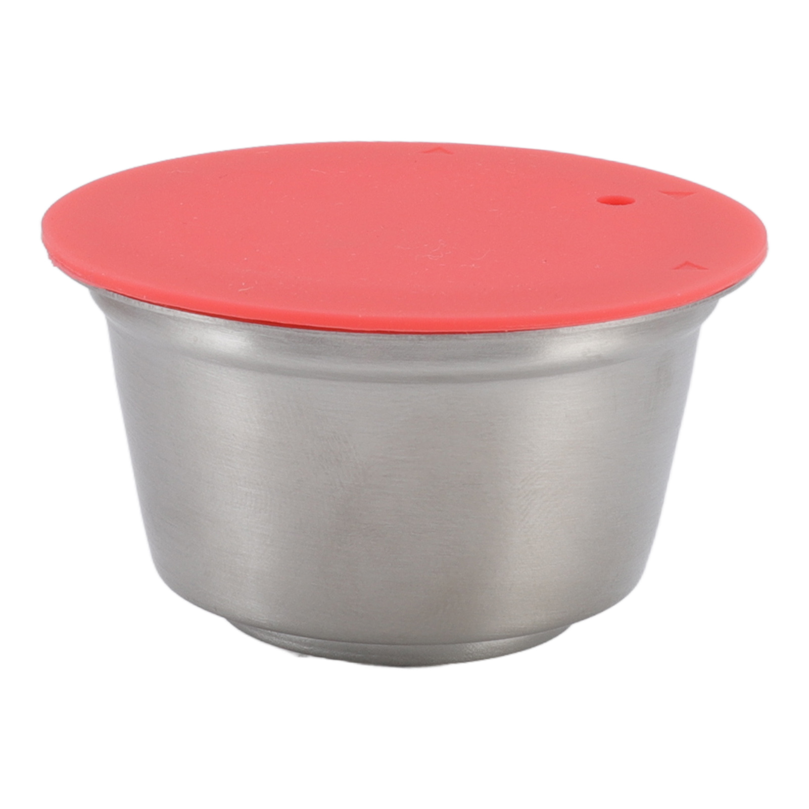Set Mit 2 Wiederverwendbaren Edelstahl-kaffeefiltern, Kompatibel Mit Dolce Gusto Kapseln, Rot
