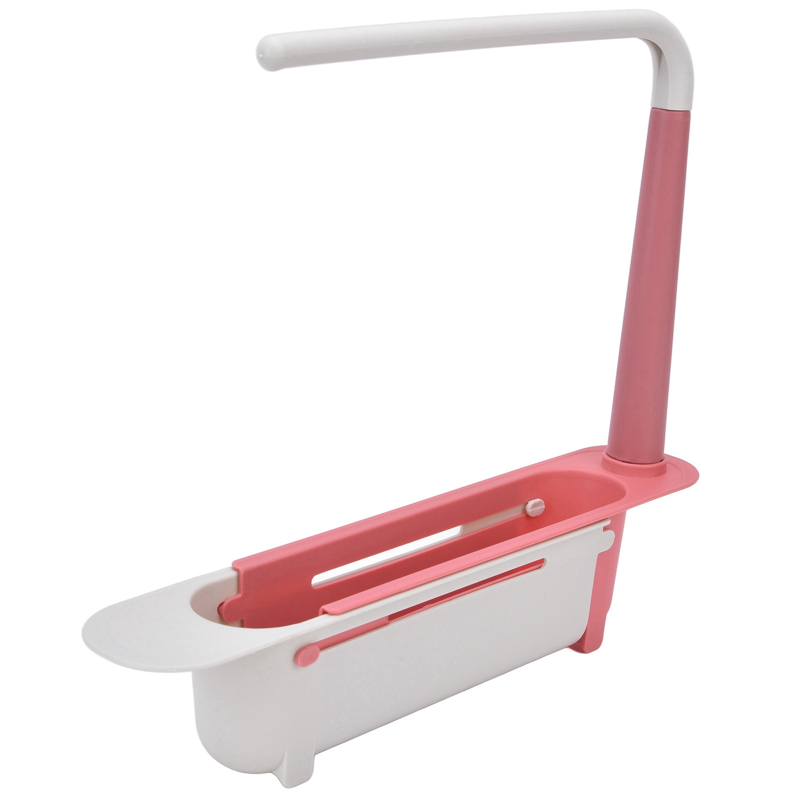 Ausziehbare Spülbeckenablage, Abtropfkorb, Handtuchhalter, Verschiebbare Küchenhaken, Schublade (farbe Zufällig) Rot