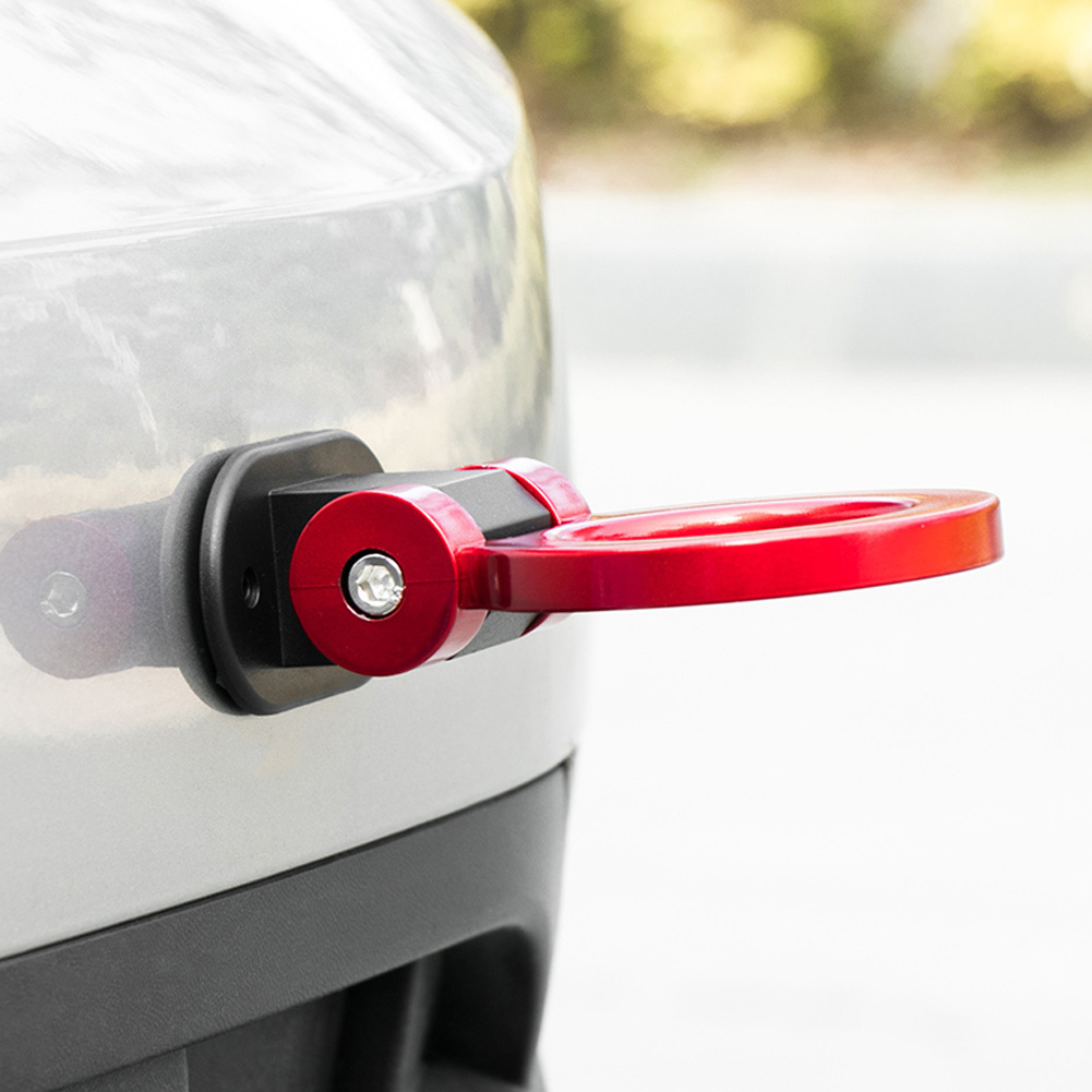 Modifizierter Runder Klebe-abschleppring Für Auto, Abschlepphaken Und Dekoration (rot)