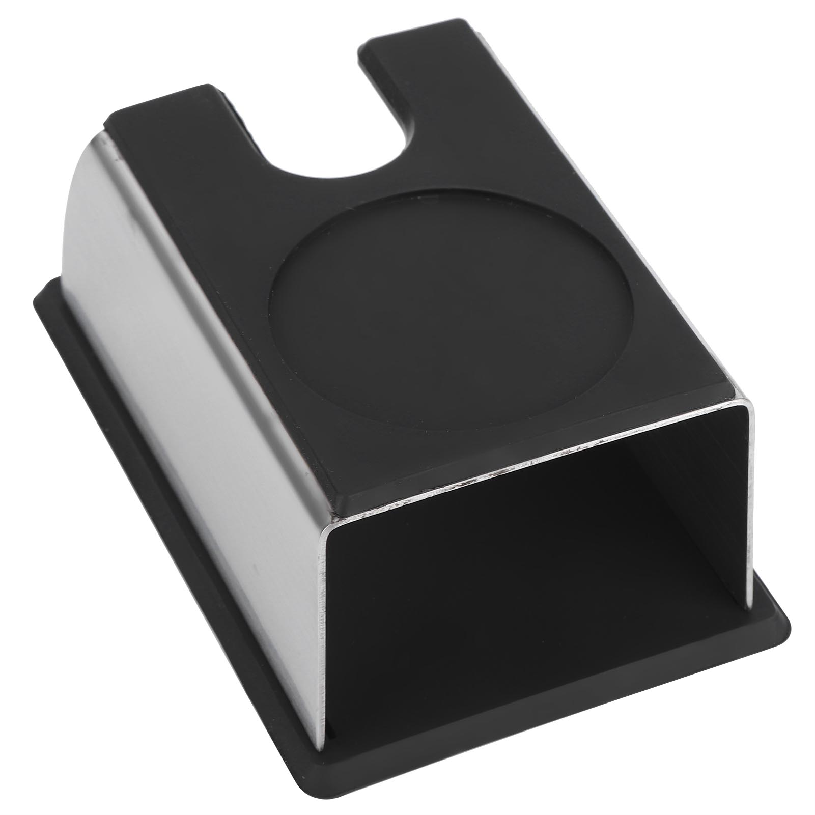 Rutschfester Kaffeetamperhalter, Ständer, Tamperstation, Matte, Kaffeezubehör, Schwarz
