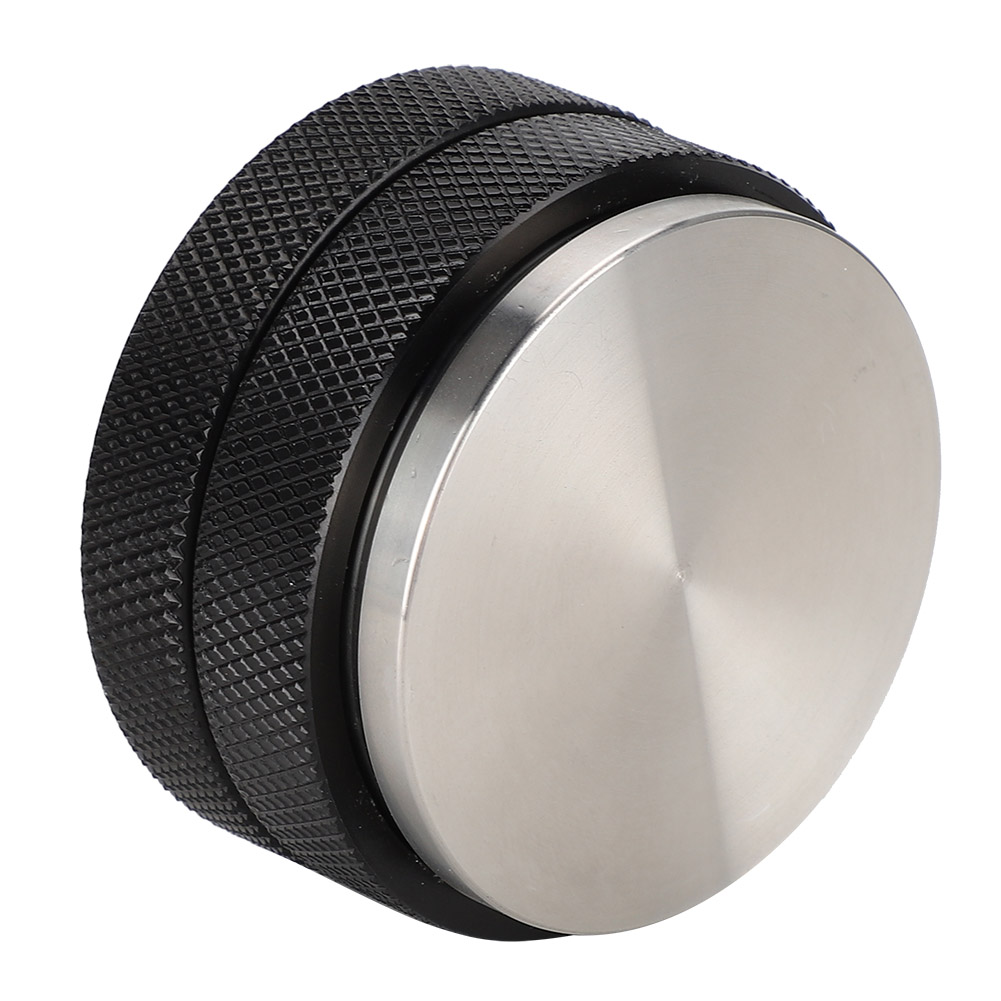 58 Mm Schwarzer, Flacher Edelstahl-kaffeetamper – Zubehör Für Heimcafés