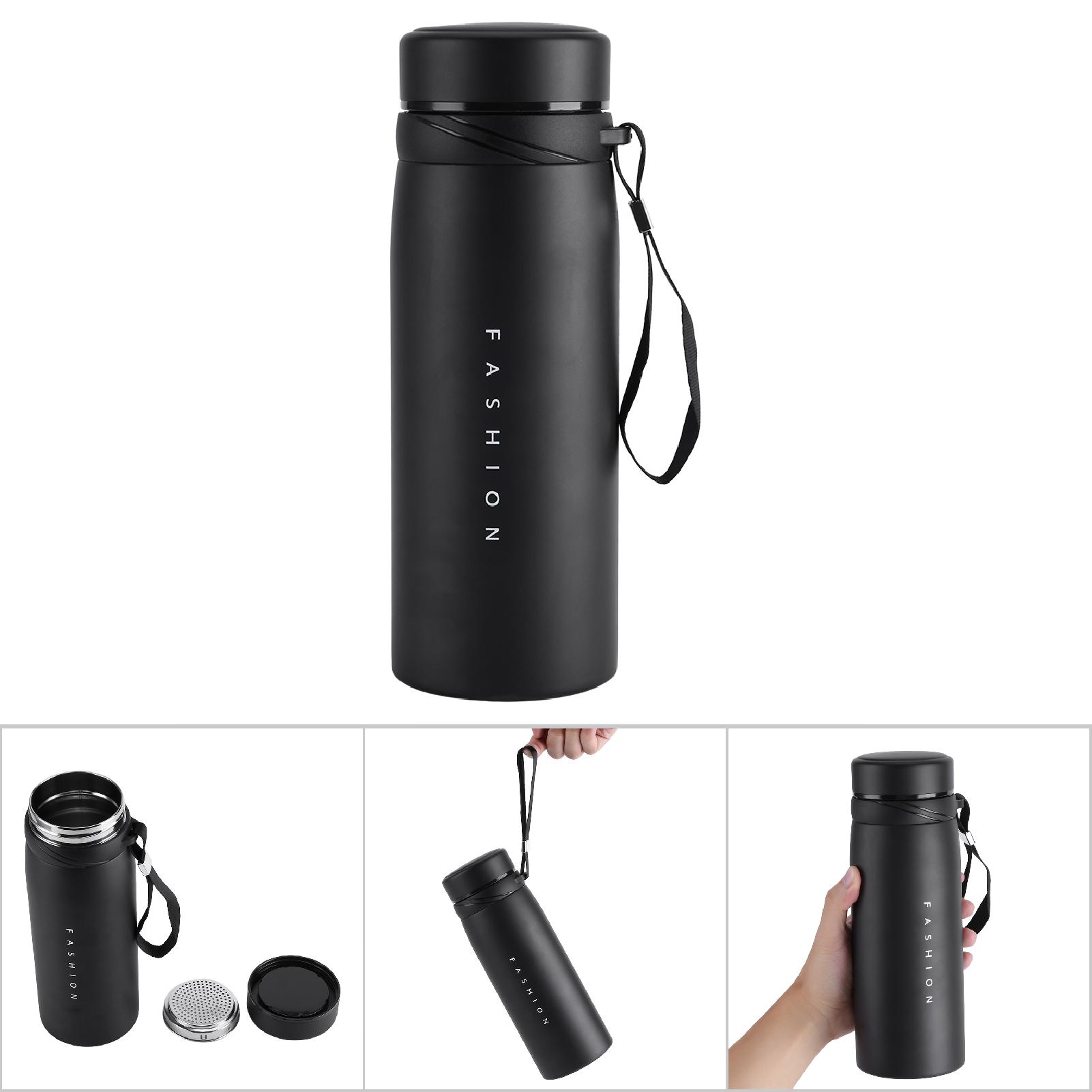 Stück 900 Ml Edelstahl-thermosbecher Für Wasser, Tee, Kaffee Und Andere Getränke (schwarz)
