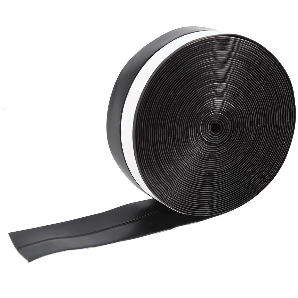 5 M 25 Mm Selbstklebender Tür- Und Fenster-schalldämm- Und Staubschutzdichtungsstreifen (schwarz)