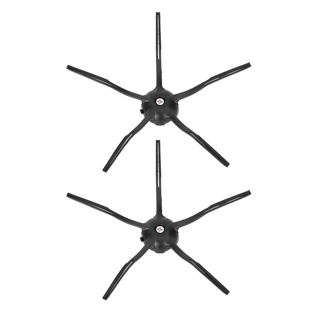 2 Stück Seitenbürsten-ersatzzubehör Für Xiaomi Roborock S6 S5 E35 E2 Saugroboter, Schwarz