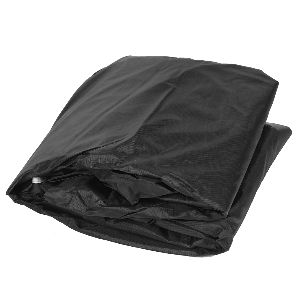 420d Oxford-gewebe Mit Silberner Beschichtung, Wasserdicht Und Uv-beständig, Boots- Und Yachtabdeckung, 530 X 290 Cm, Schwarz