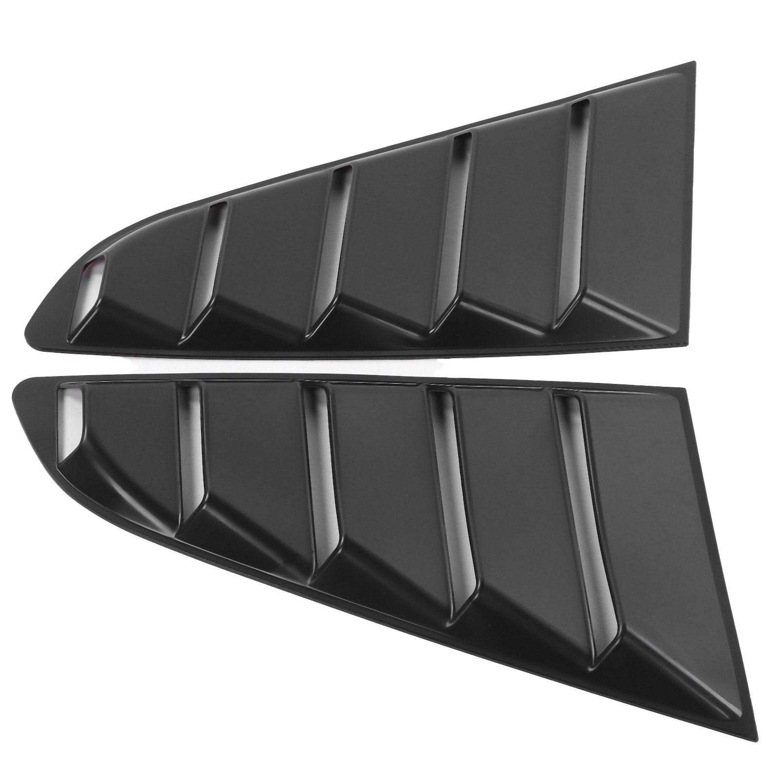 2 Stück Schwarze Auto-seitenfenster-lüftungsgitter-windschutzscheiben-sonnenschutzabdeckung Passend Für Ford Mustang 2015–2020